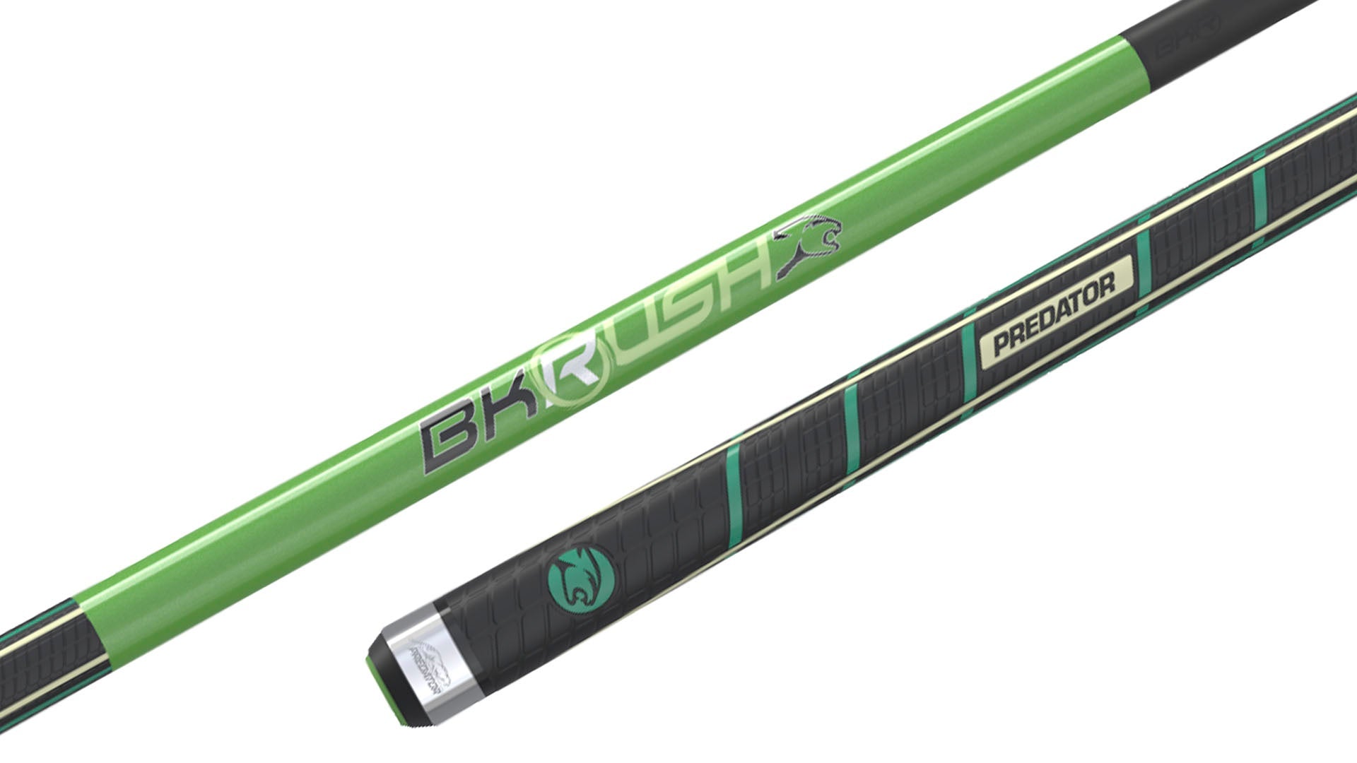 Predator Lime BK Rush Break Cue - Sport Wrap