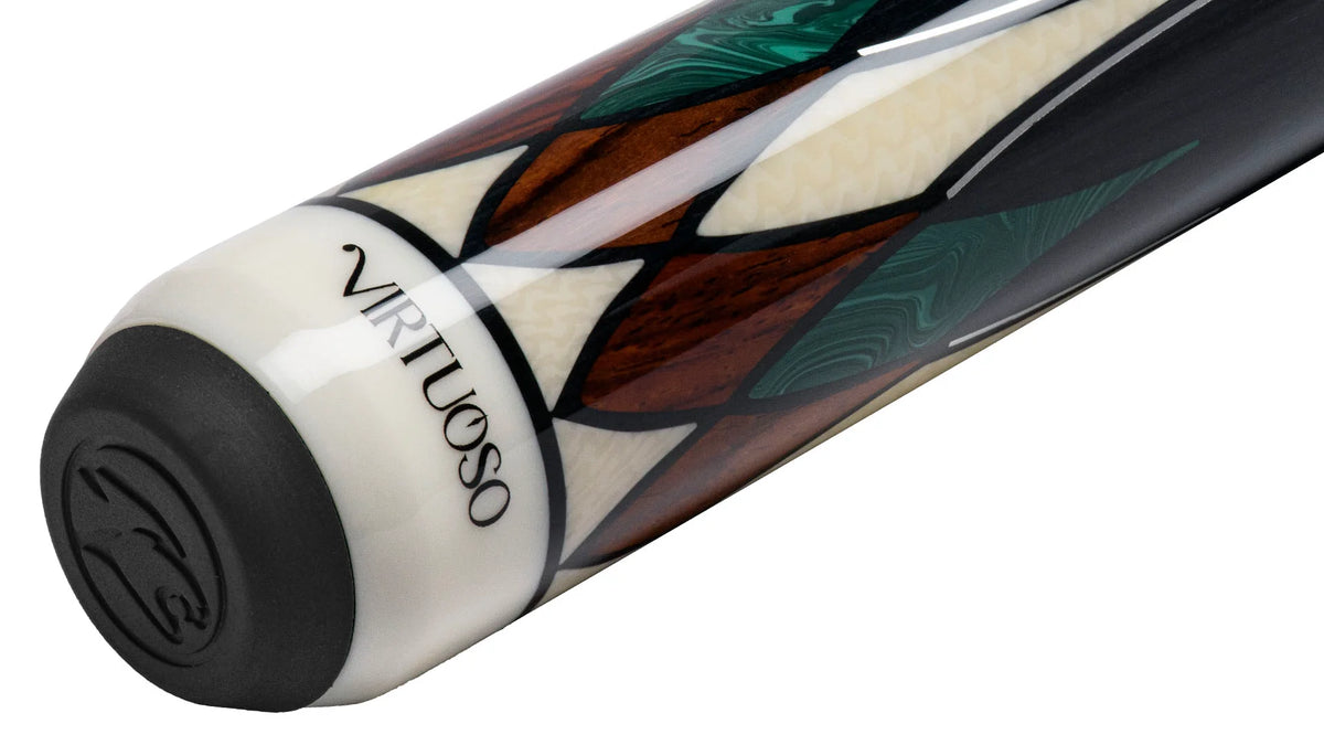 Predator CRM Virtuoso Black / Cocobolo and Malachite Carom Cue