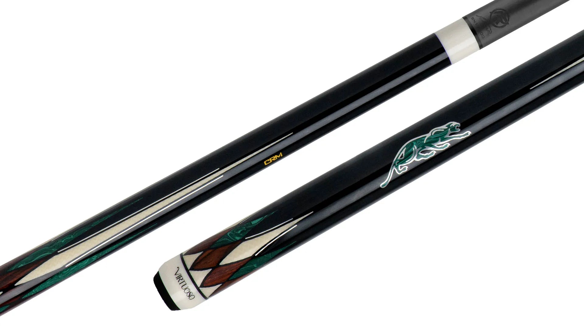 Predator CRM Virtuoso Black / Cocobolo and Malachite Carom Cue