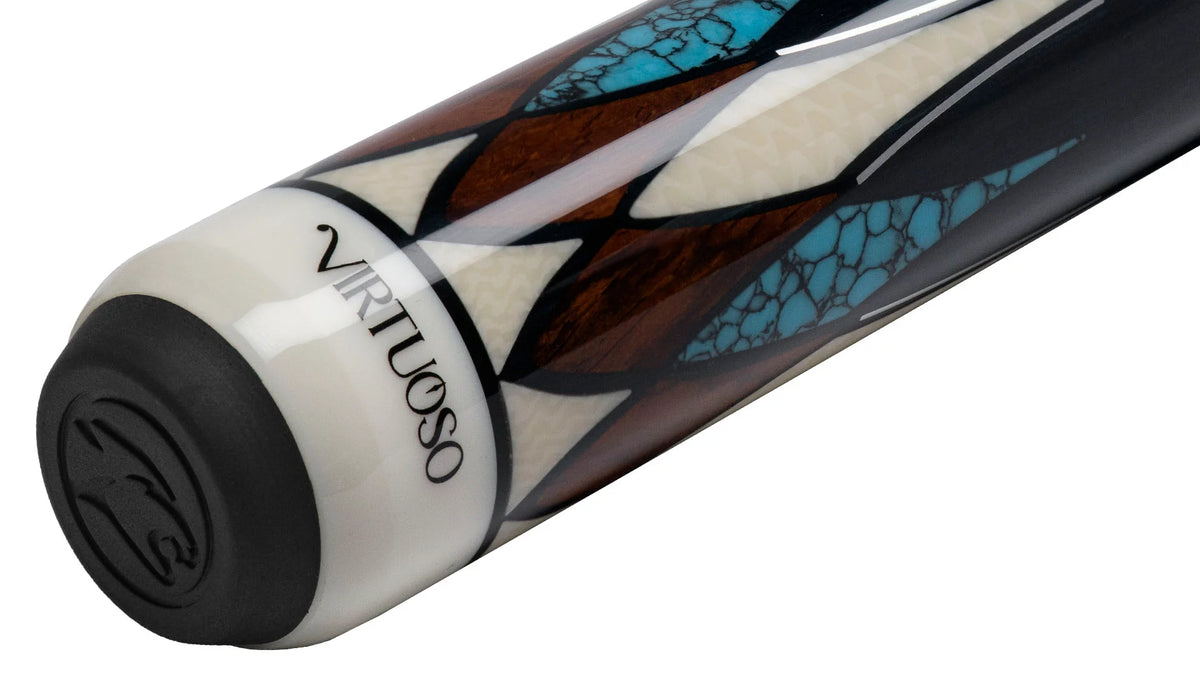 Predator CRM Virtuoso Black / Cocobolo and Turquoise Carom Cue