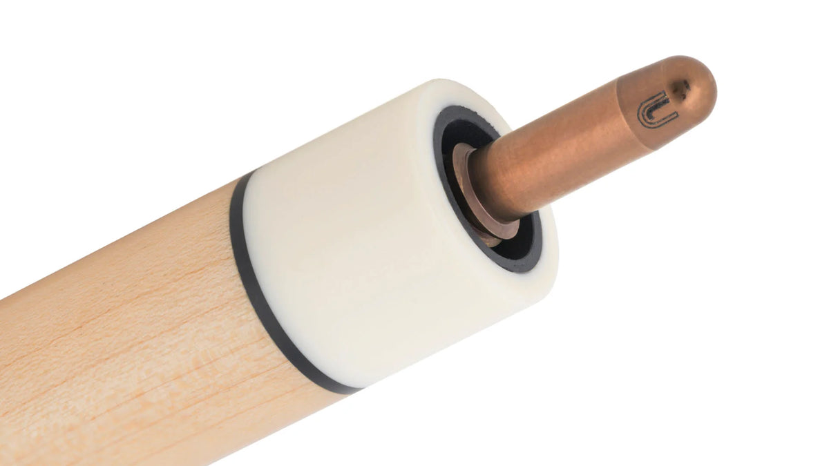Predator CRM Virtuoso Natural Curly Maple / Green Malachite Carom Cue and 3-Cushion Cue
