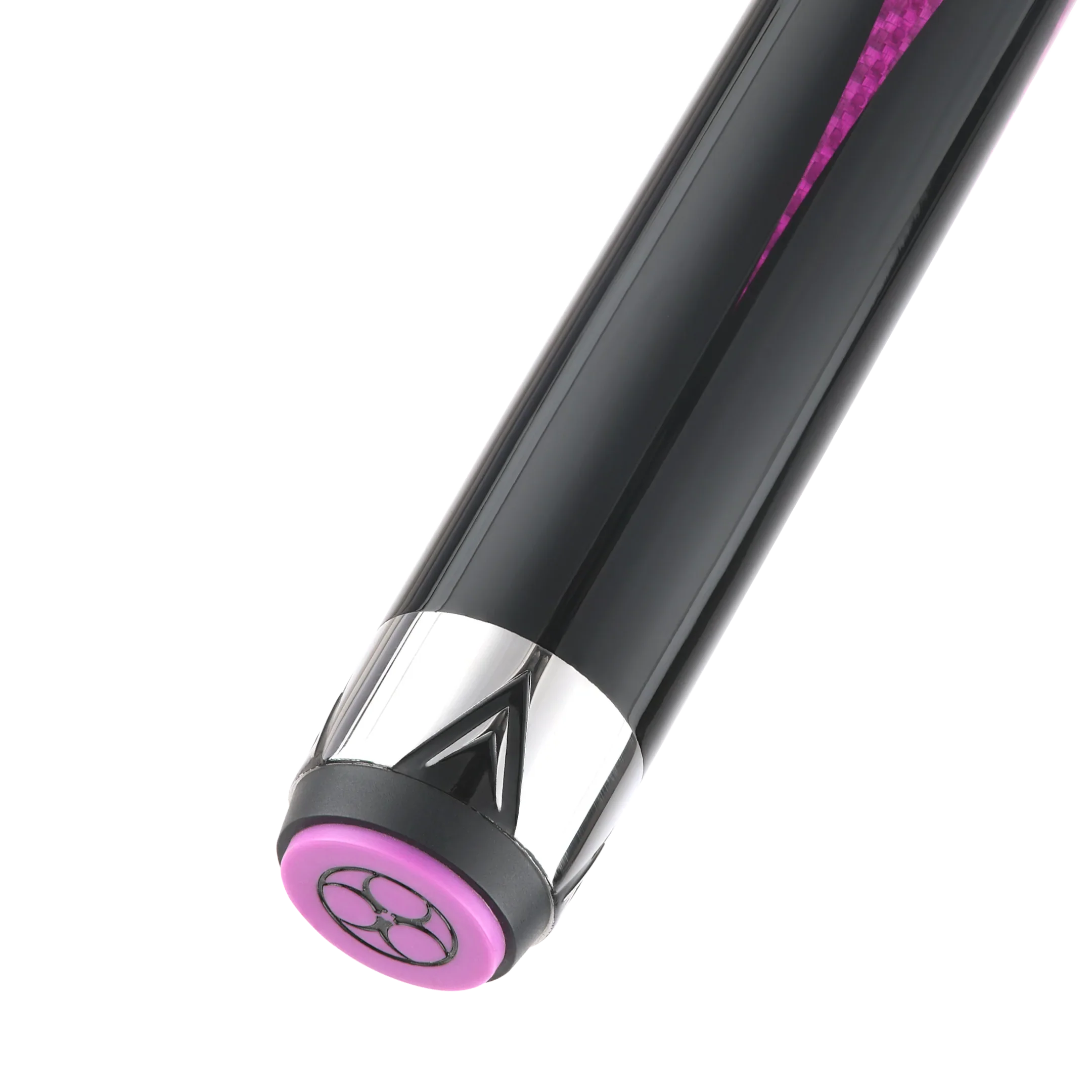 Poison Maelith Pool Cue with Carbon Fiber Shaft - Pink/Black - No Wrap