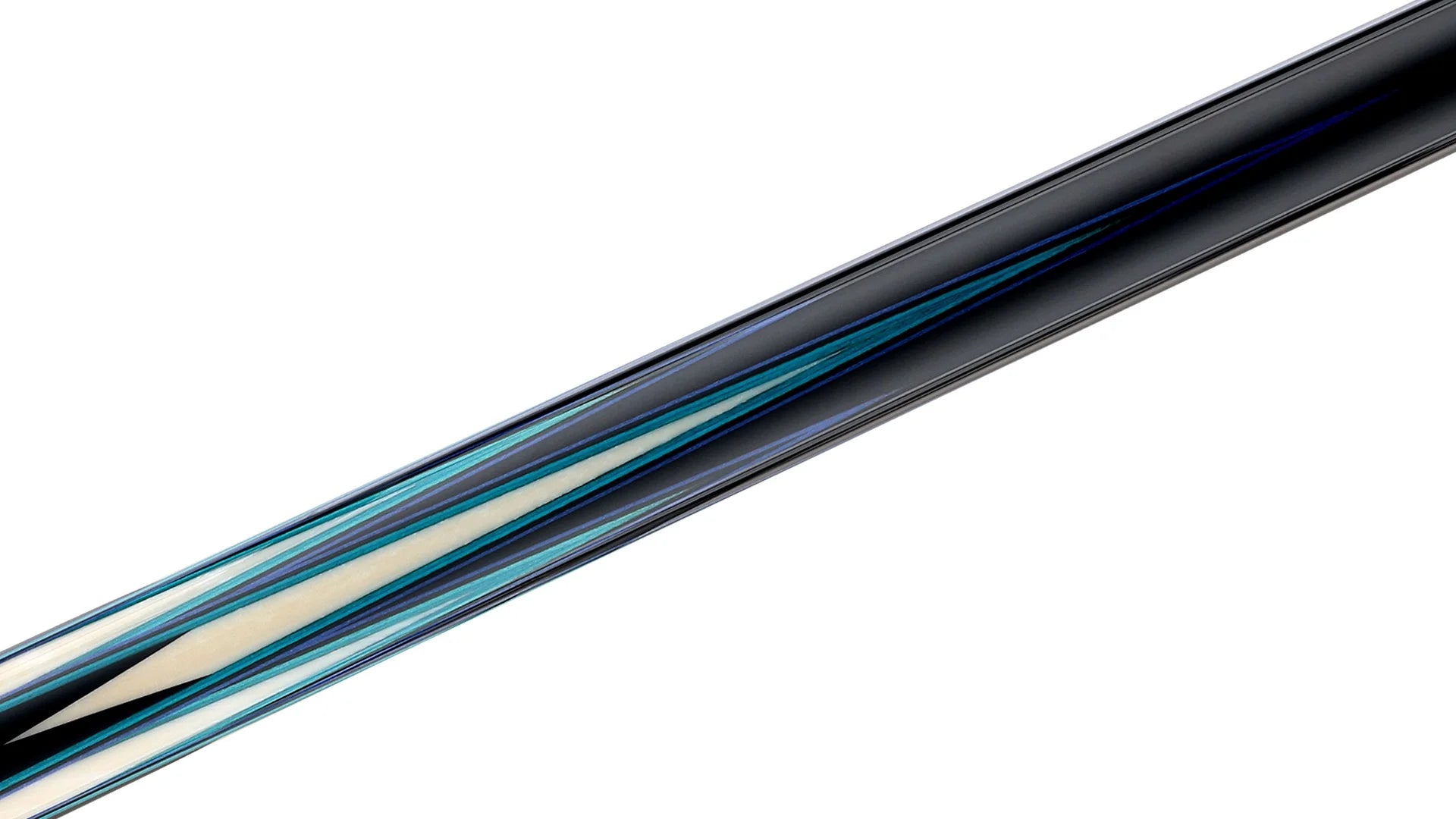 Predator LE True Splice 16 Pool Cue - Ebony with Blue/Teal Points - Leather Wrap