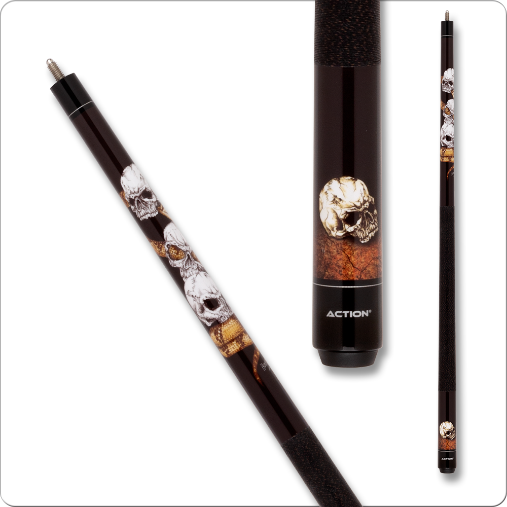 Action Adventure ADV120 Skulls Cue
