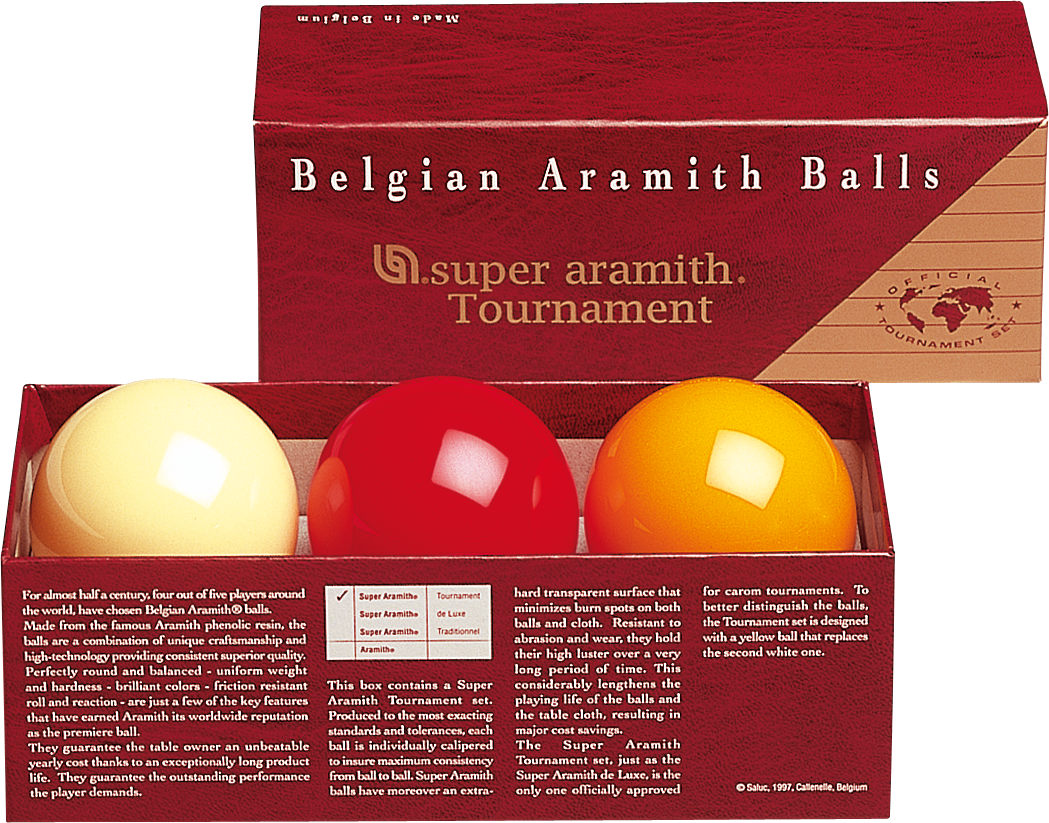 Aramith BBACTRN Super Aramith Tournament Carom Ball Set