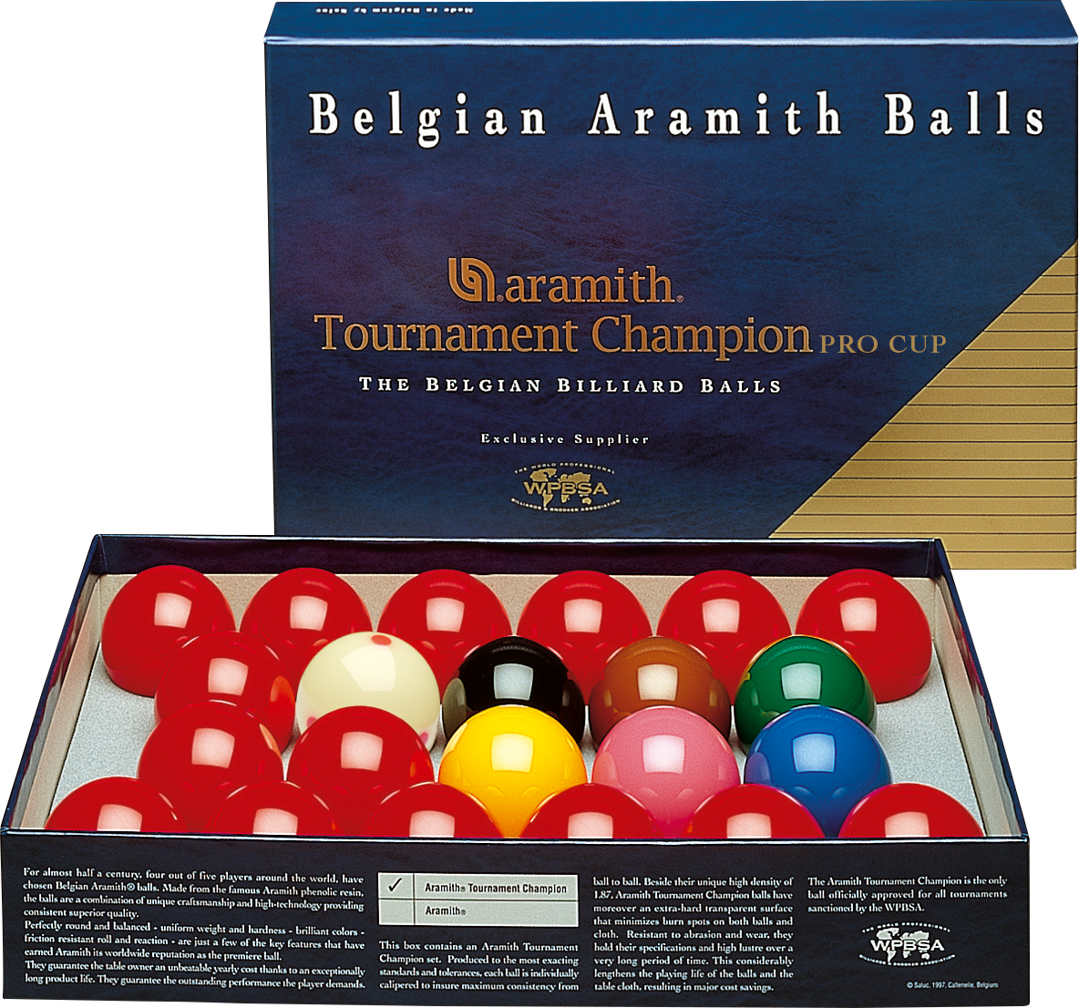 Aramith BBAEPC Pro Cup Tournament Champion Ball Set