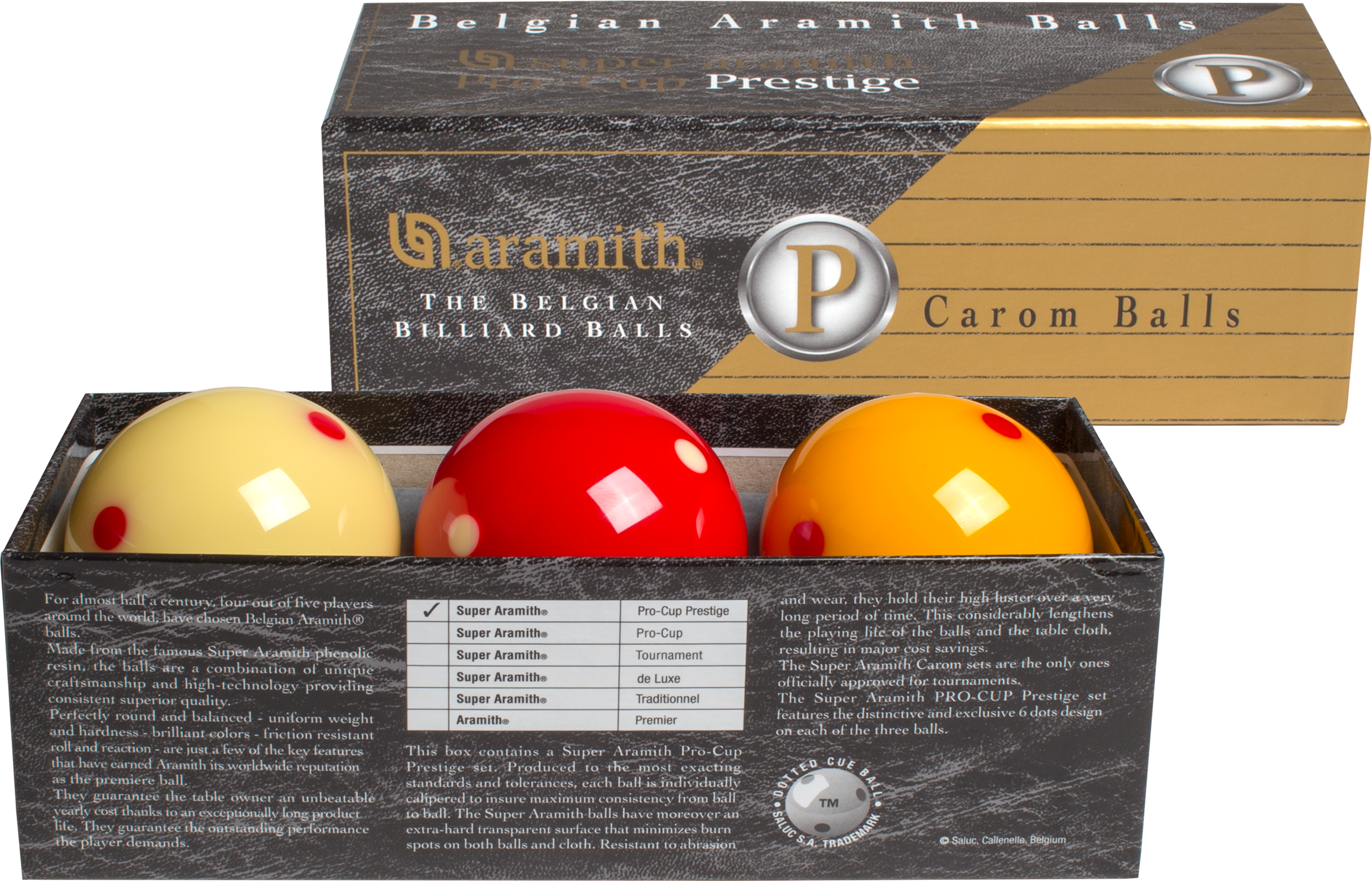 Aramith BBAPCPC Super Pro-Cup Prestige Ball Set