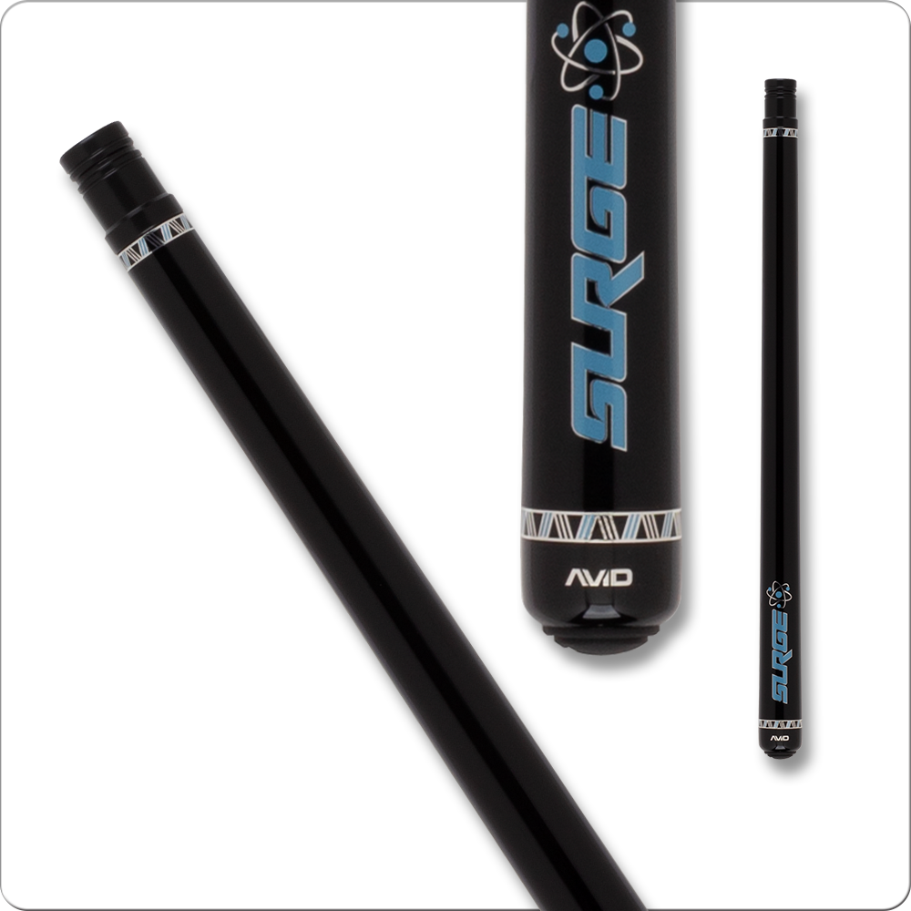 Cuetec Avid Surge Jump Cue - Black/ Hydra - Cuestix Exclusive