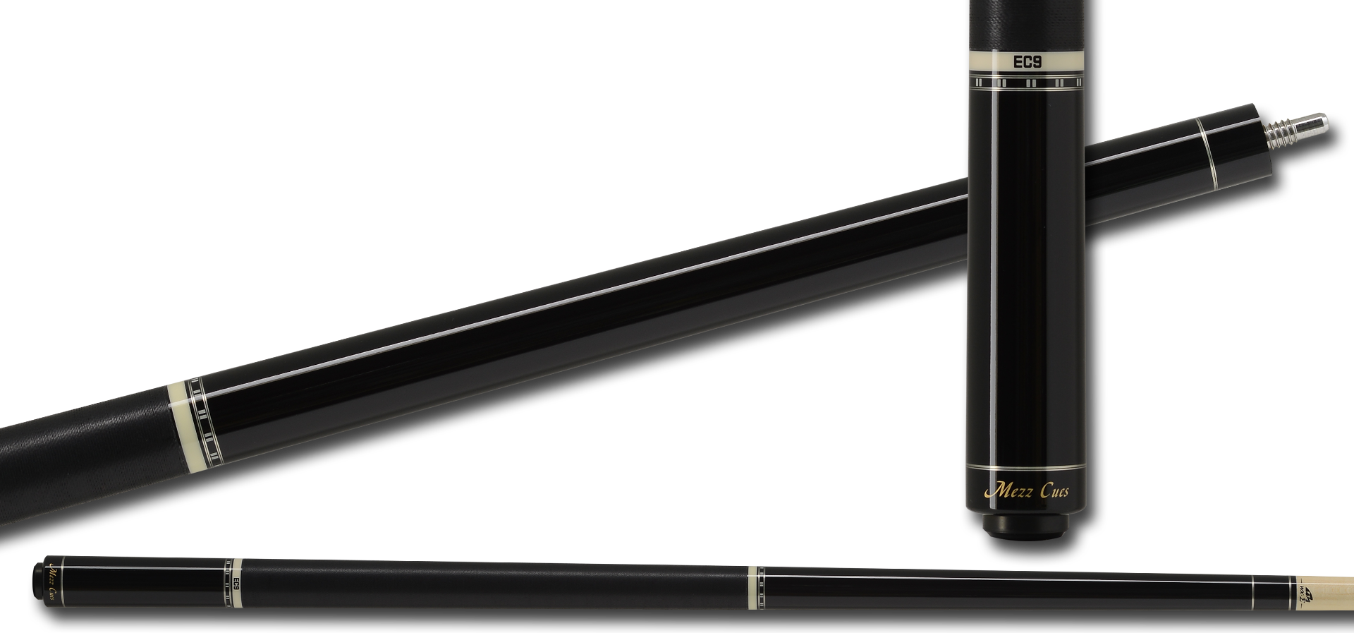 Mezz EC9-K - Black Stained Wood w/Linen Wrap