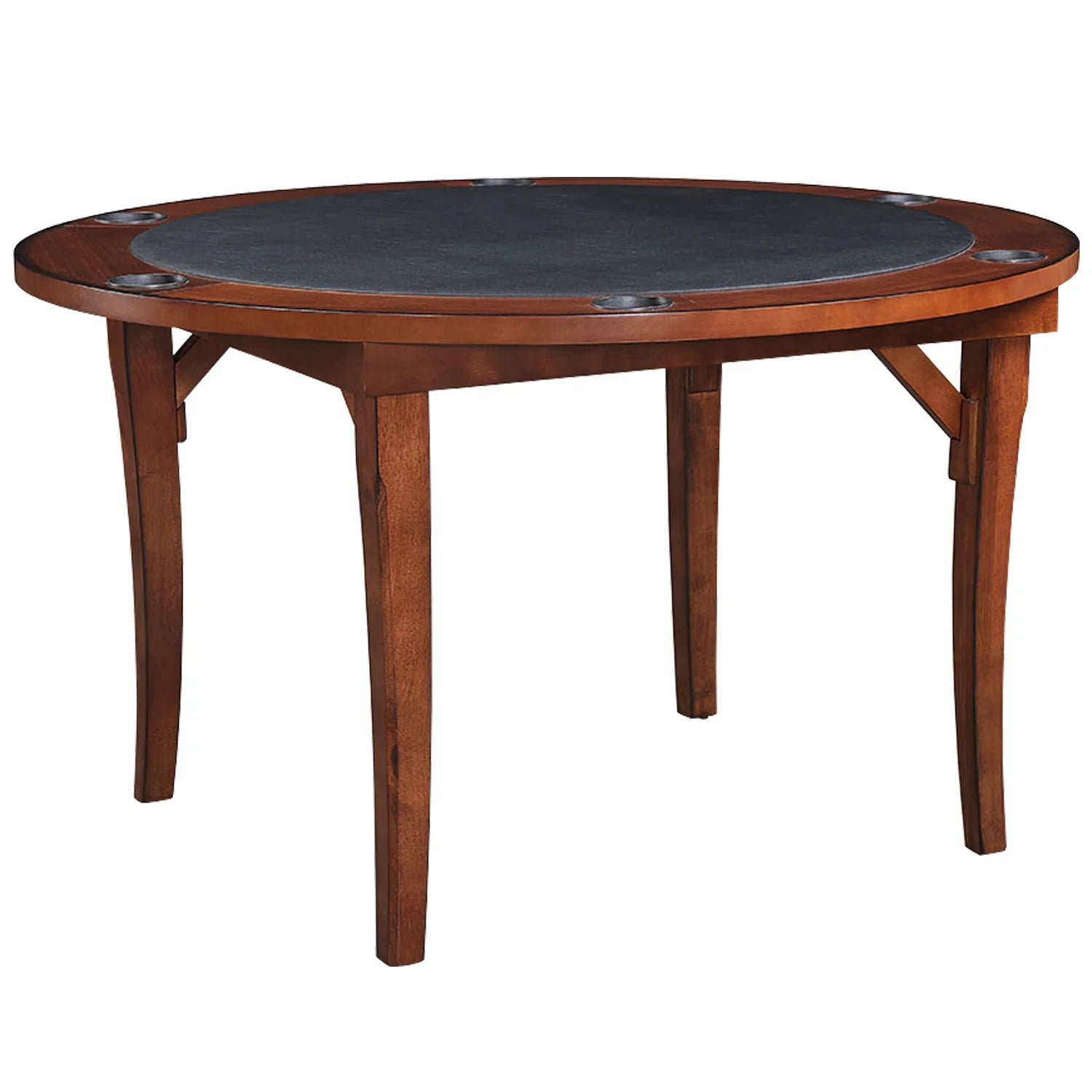Ram Game Room 48" Folding Game Table - Chestnut