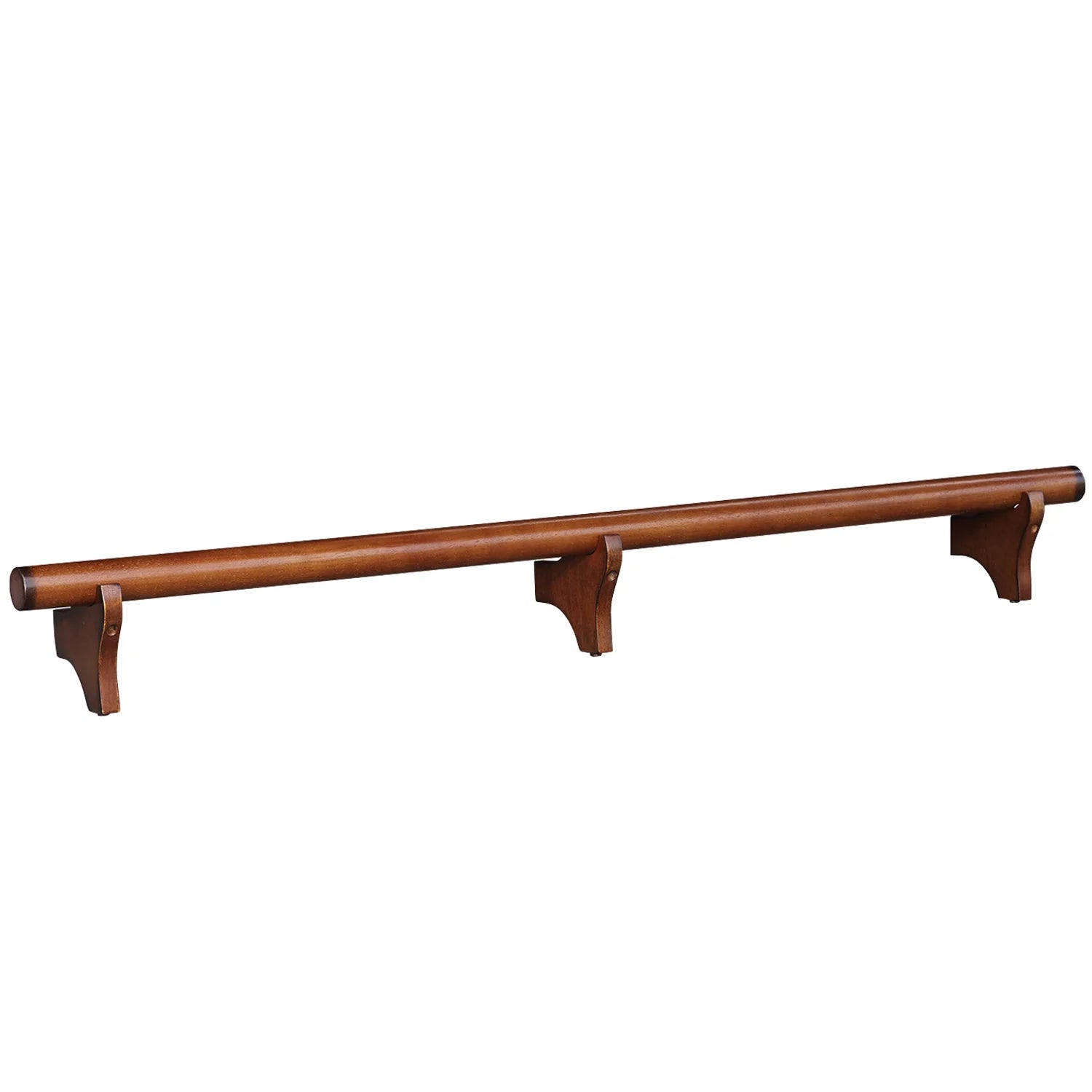 Ram Game Room 60" Dry Bar Foot Rail - Chestnut