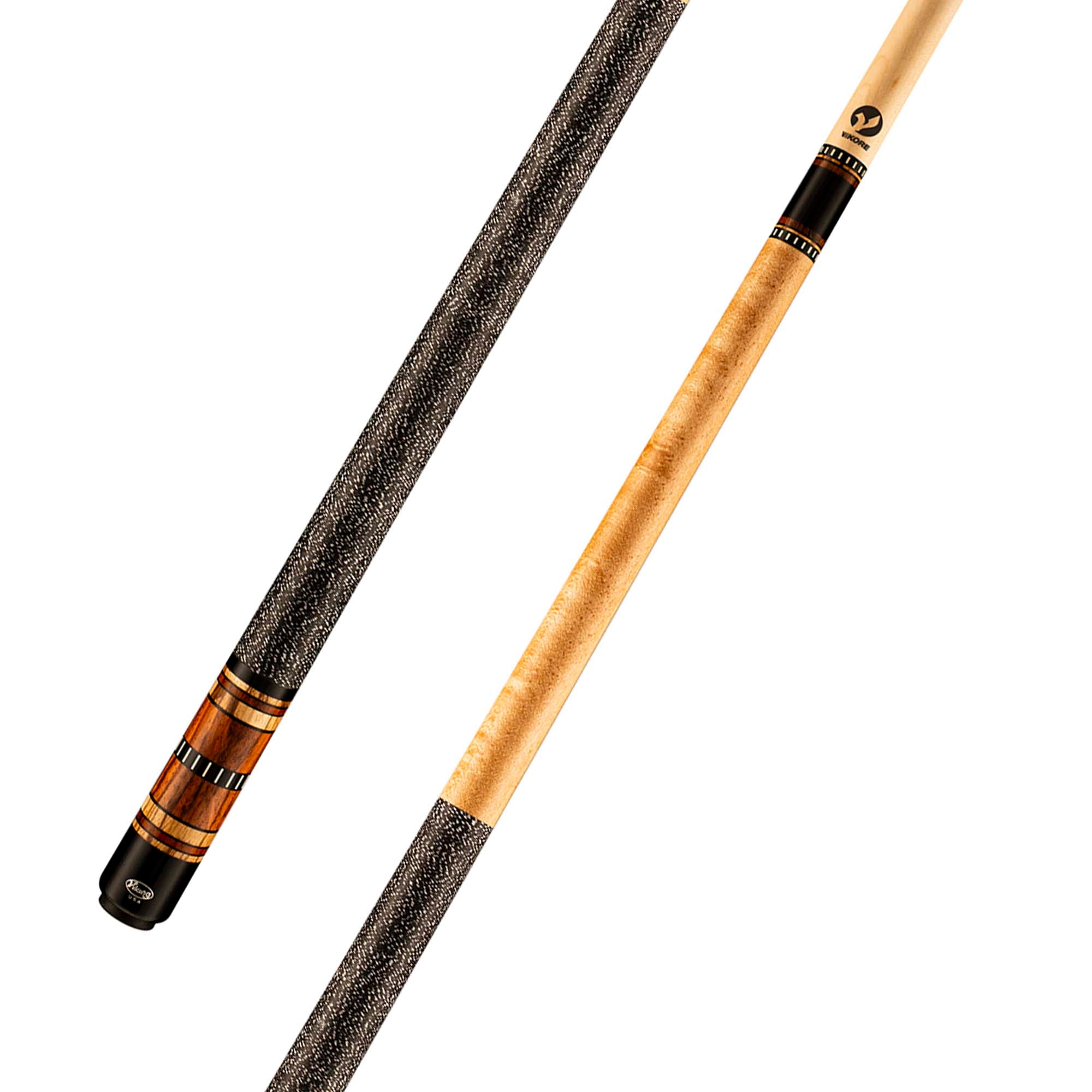 Viking Impero IM0300 Birdseye Maple Cue, Khaki Stain