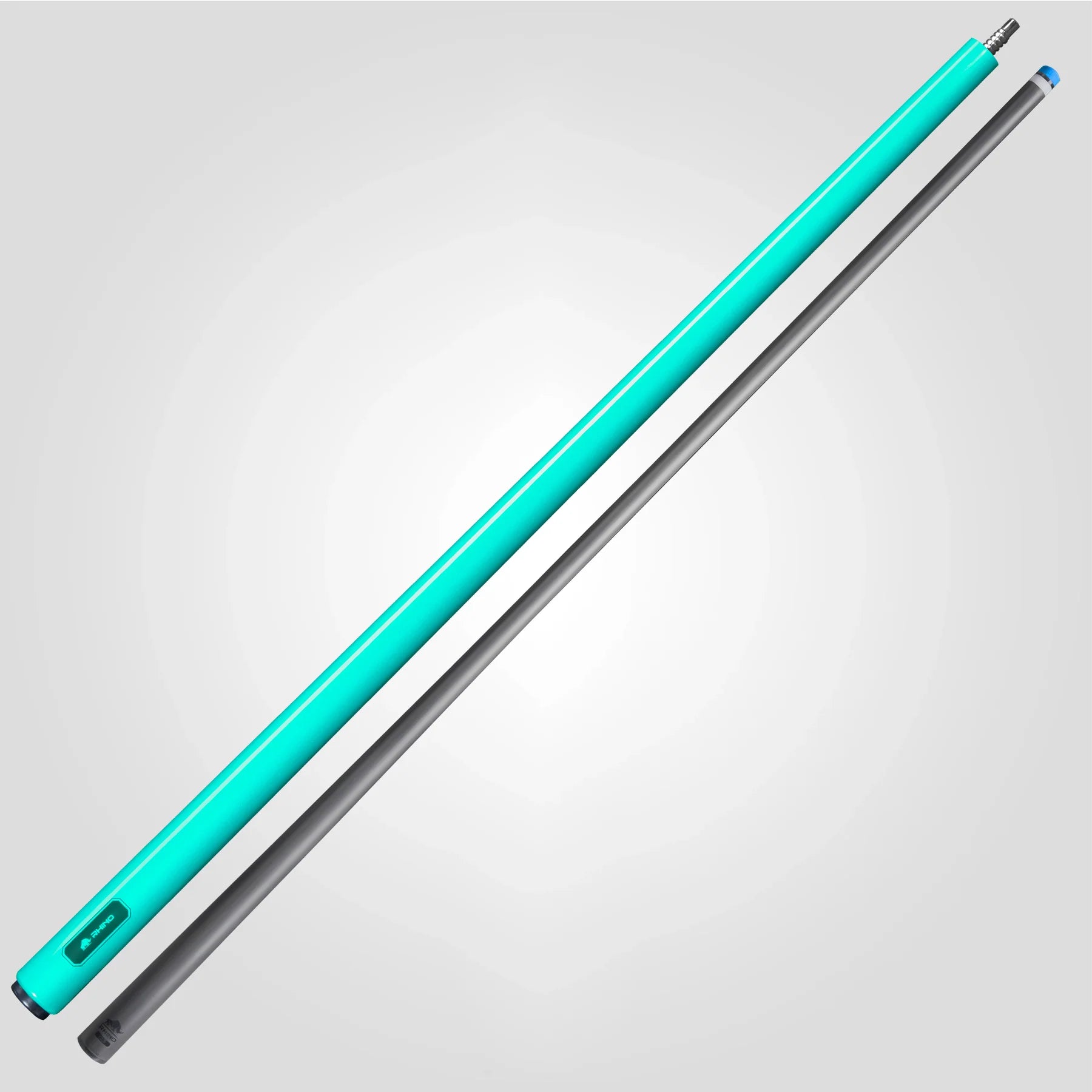 Rhino Luminax Wrapless Pool Cue, Tropical Turquoise