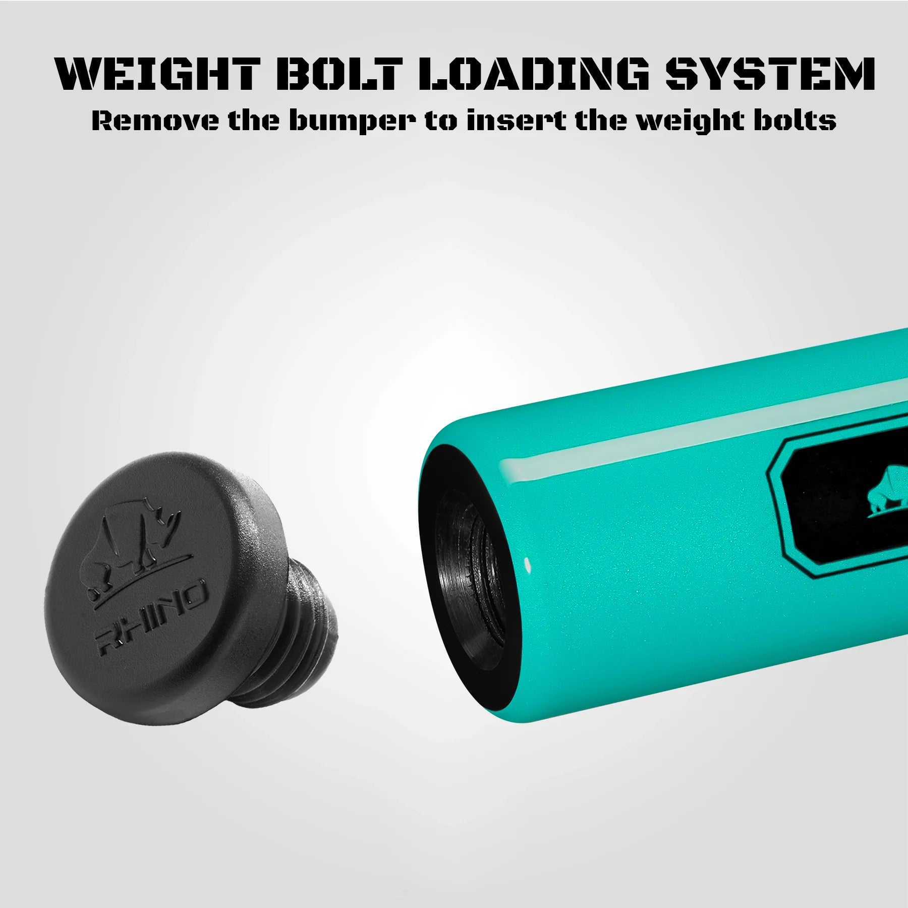 Rhino Luminax Wrapless Pool Cue, Tropical Turquoise