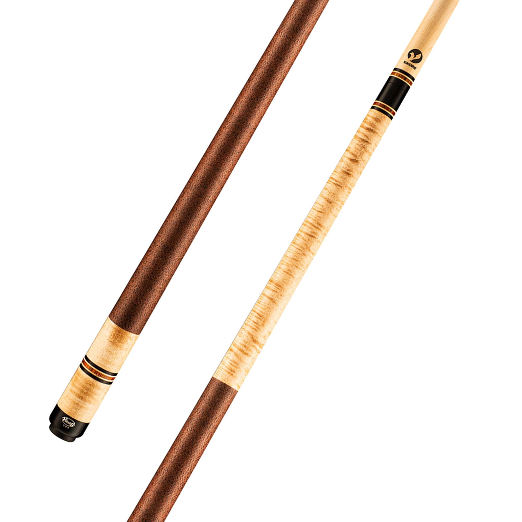 Viking Ovation OV0204 Birdseye Maple Cue, Khaki Stain