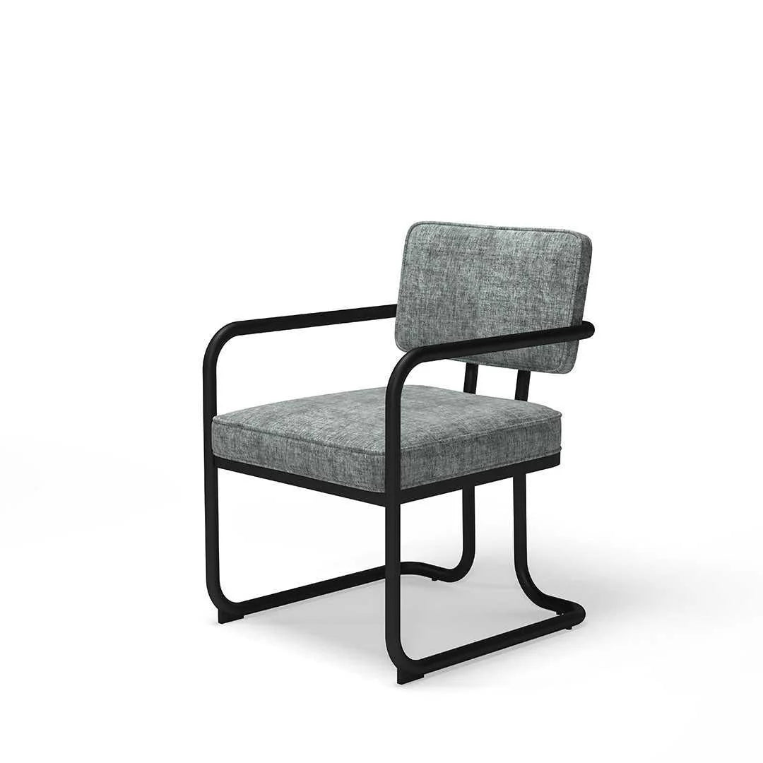 Ram Game Room Prohibition Series Dining Chair-Gray
