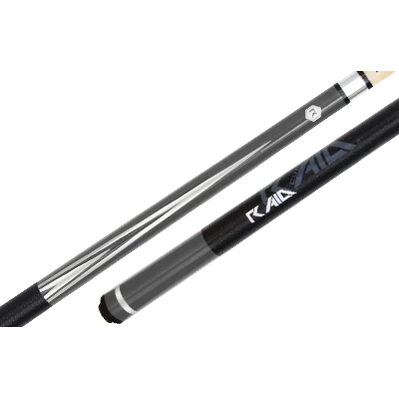 Raid Metallic Grey W Silver Point 2 Pc 58" Pool Cue