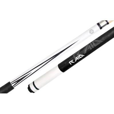 Raid Pearl White W Black Point 2 Pc 58" Pool Cue