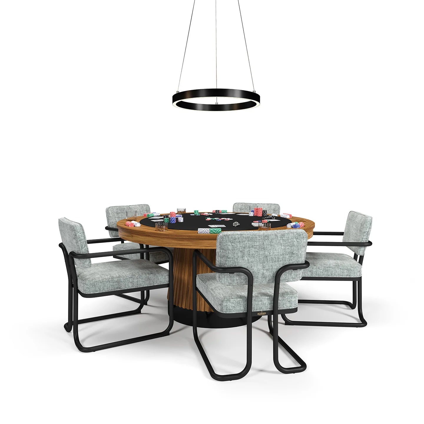 Ram Game Room 24" Circular LED Table Light Fixture