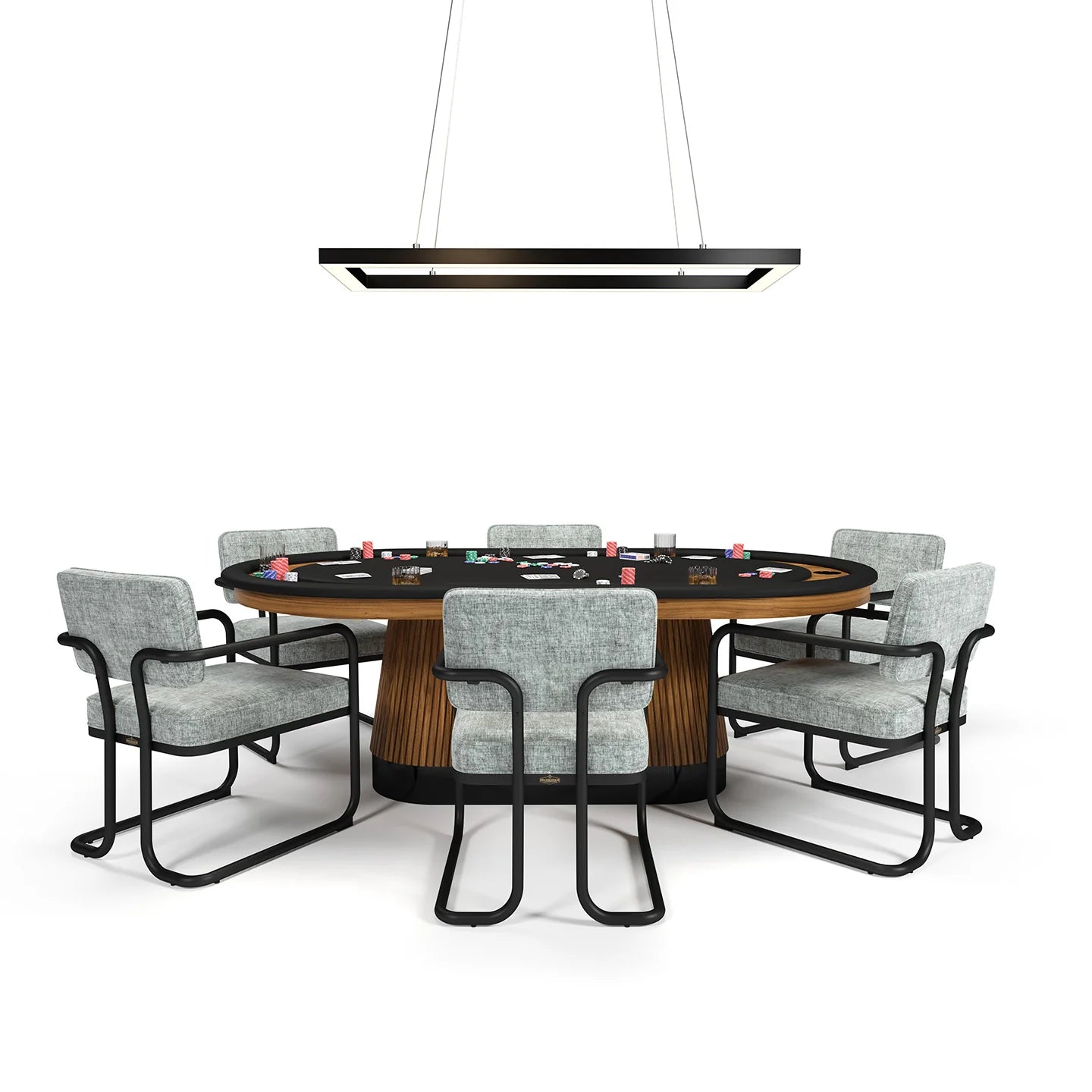 Ram Game Room 47" LED Rectangular Game Table Light Fixture