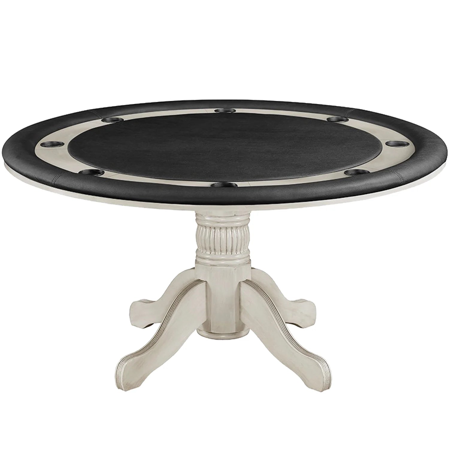 Ram Game Room 60" 2 In 1 Game Table - Antique White