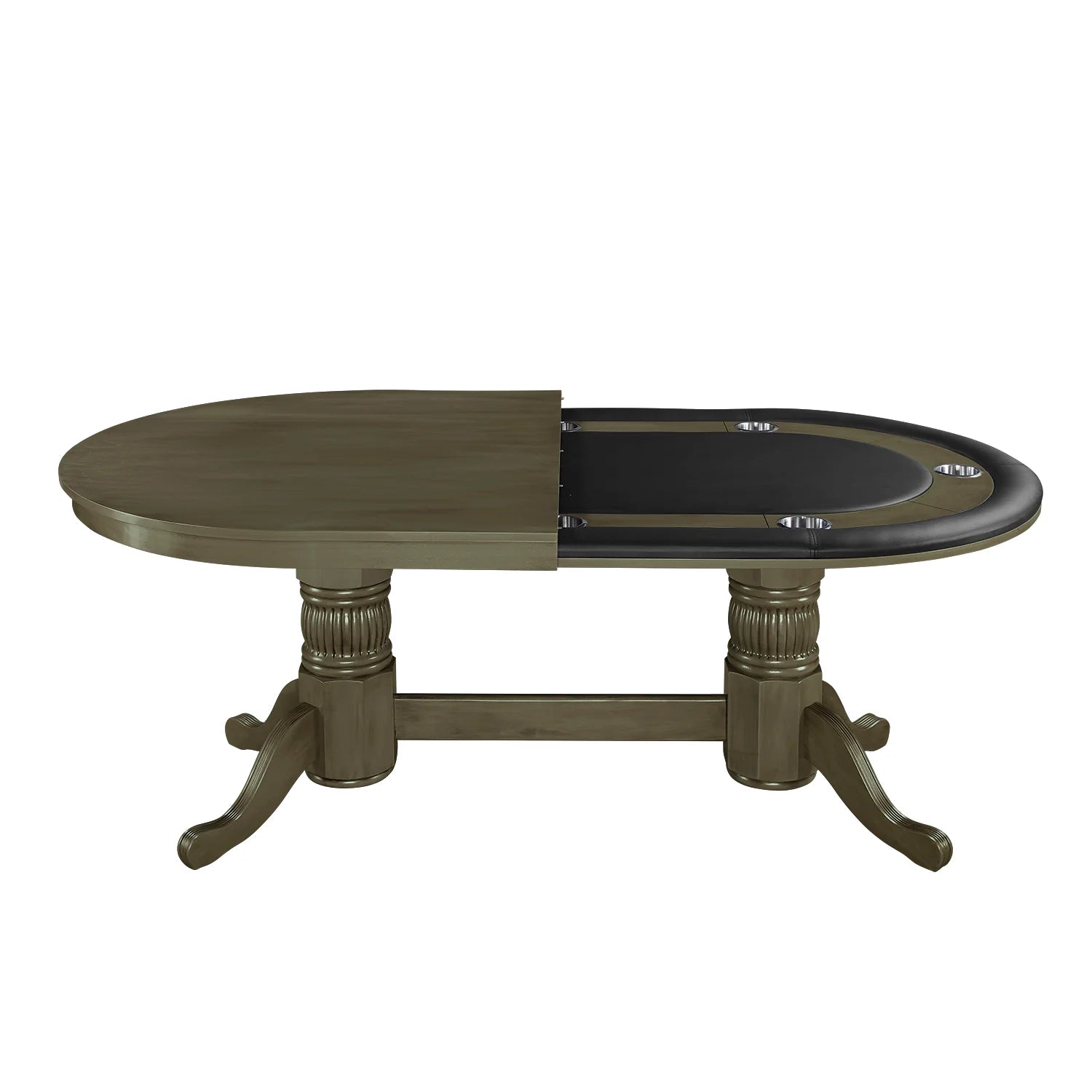 Ram Game Room 84" Texas Hold'Em Game Table - Slate