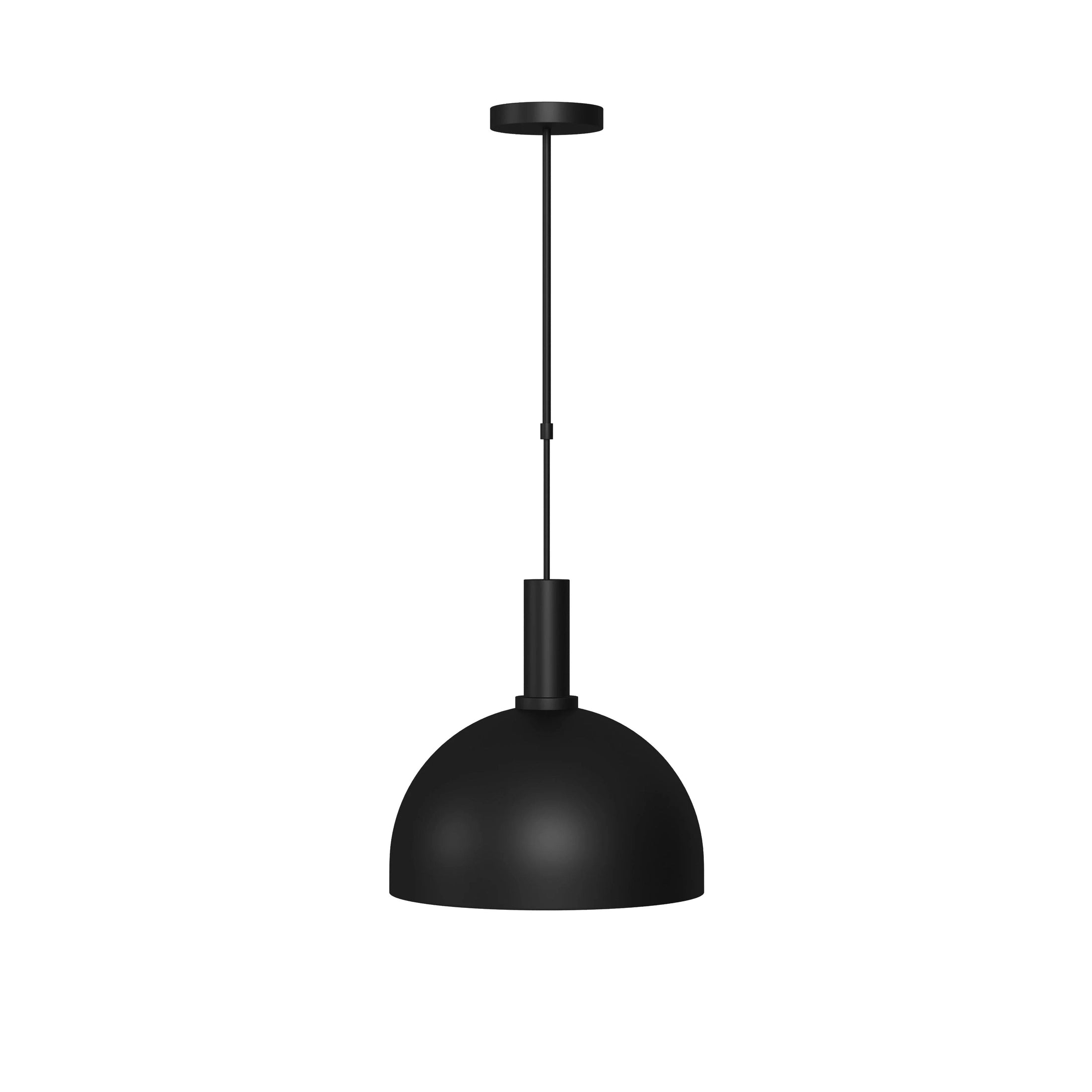 Ram Game Room BOOT-12 Prohibition Single 12" Metal Shade Pendant, Matte Black