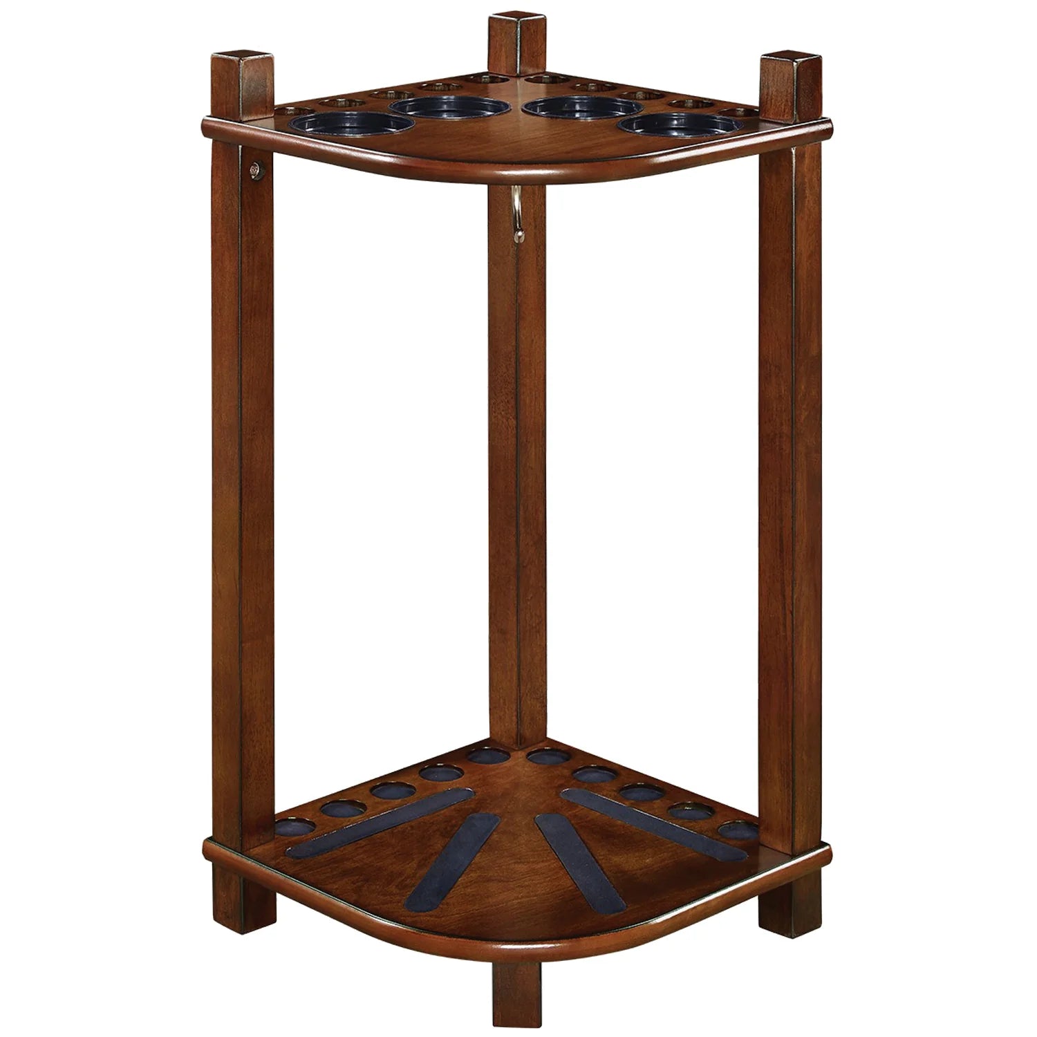 Ram Game Room Floor Cue Rack - Chestnut