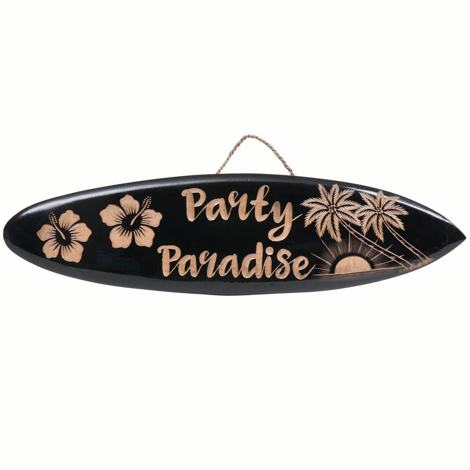 Ram Game Room Party Paradise Surfboard Sign