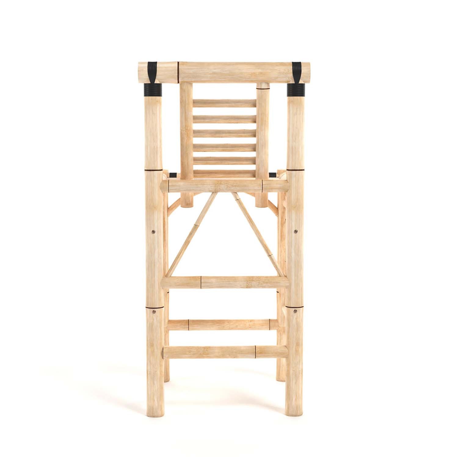 Ram Game Room Set Of Two Bamboo Tiki Bar Stools