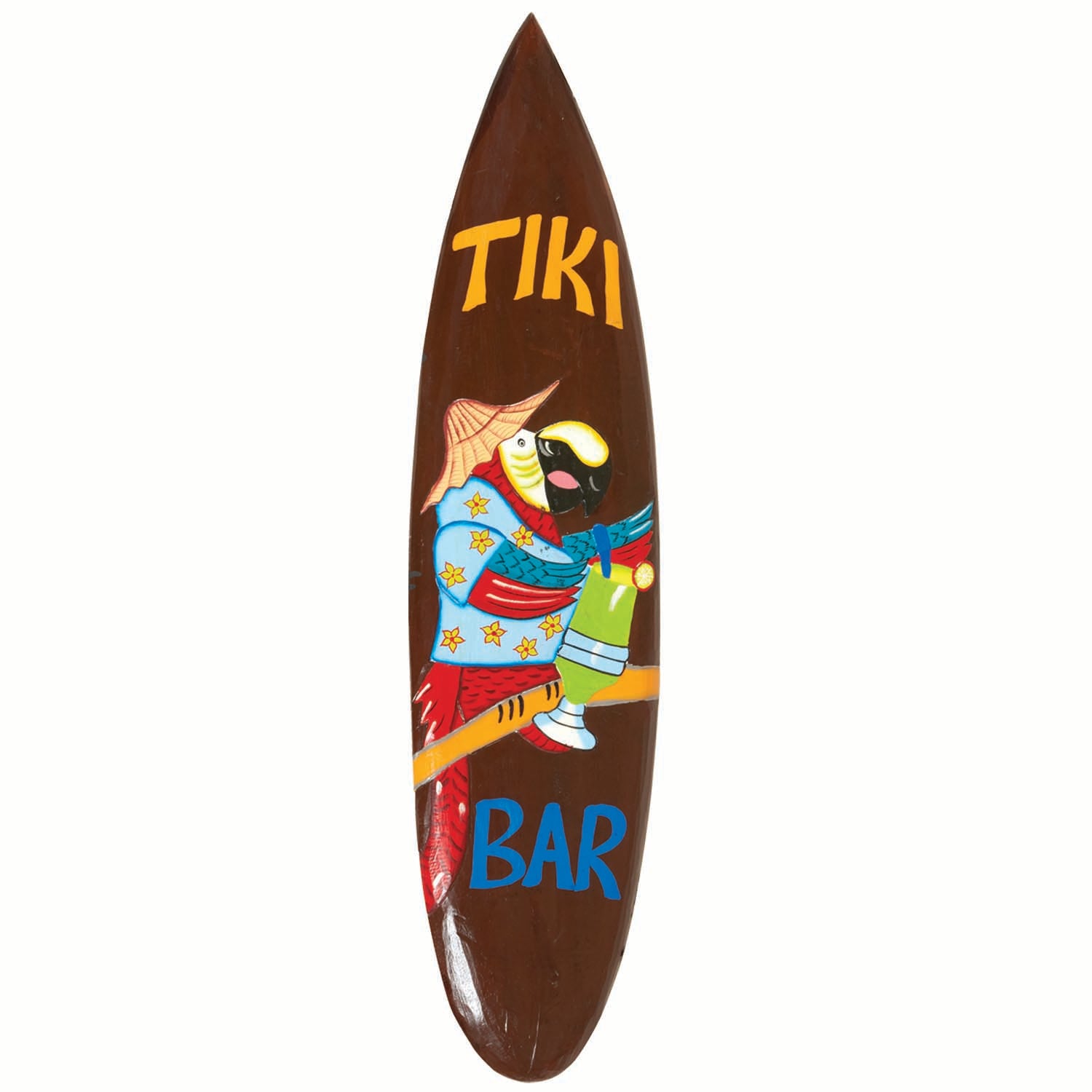 Ram Game Room Tiki Bar Surfboard Outdoor Sign
