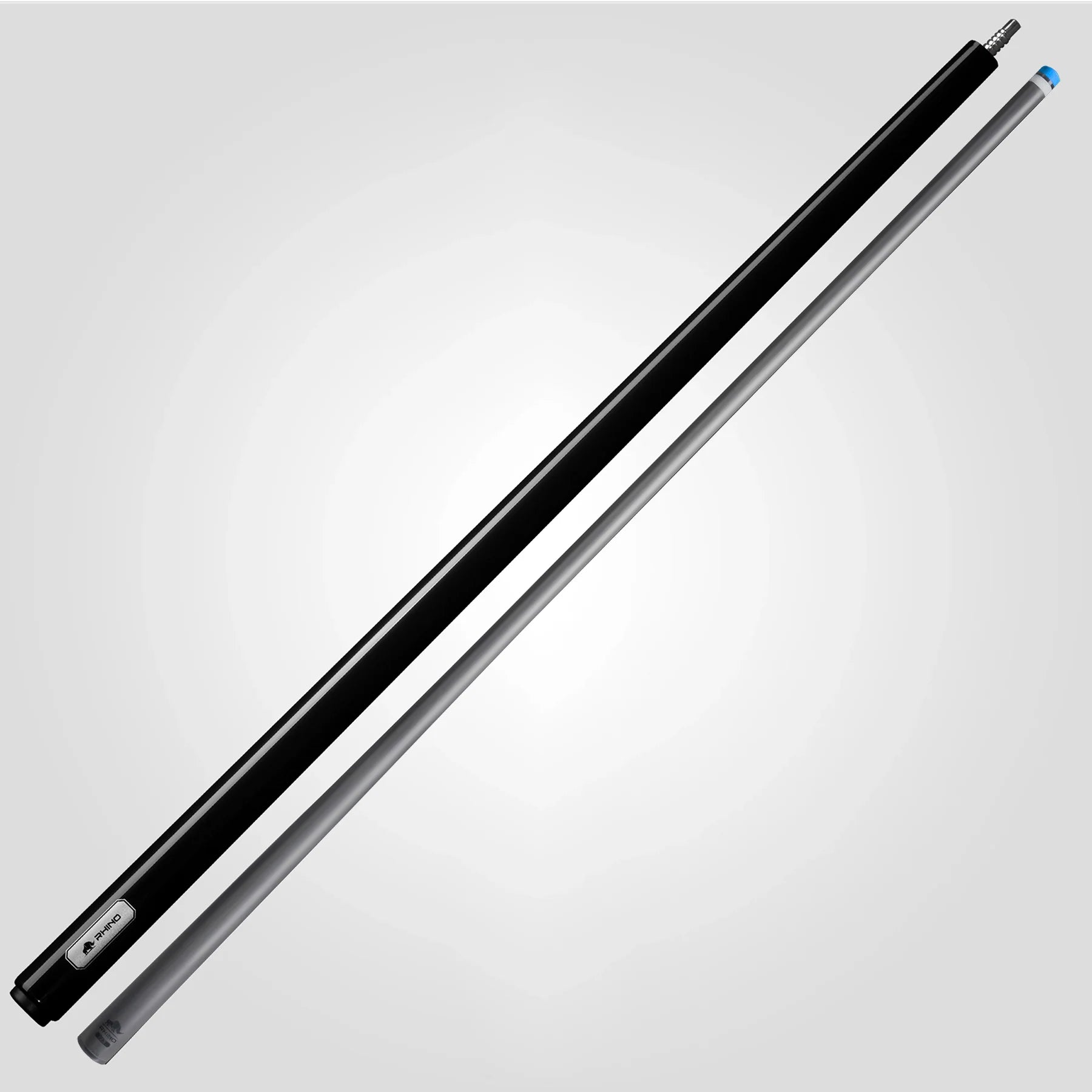 Rhino Luminax Wrapless Pool Cue, Jet Black