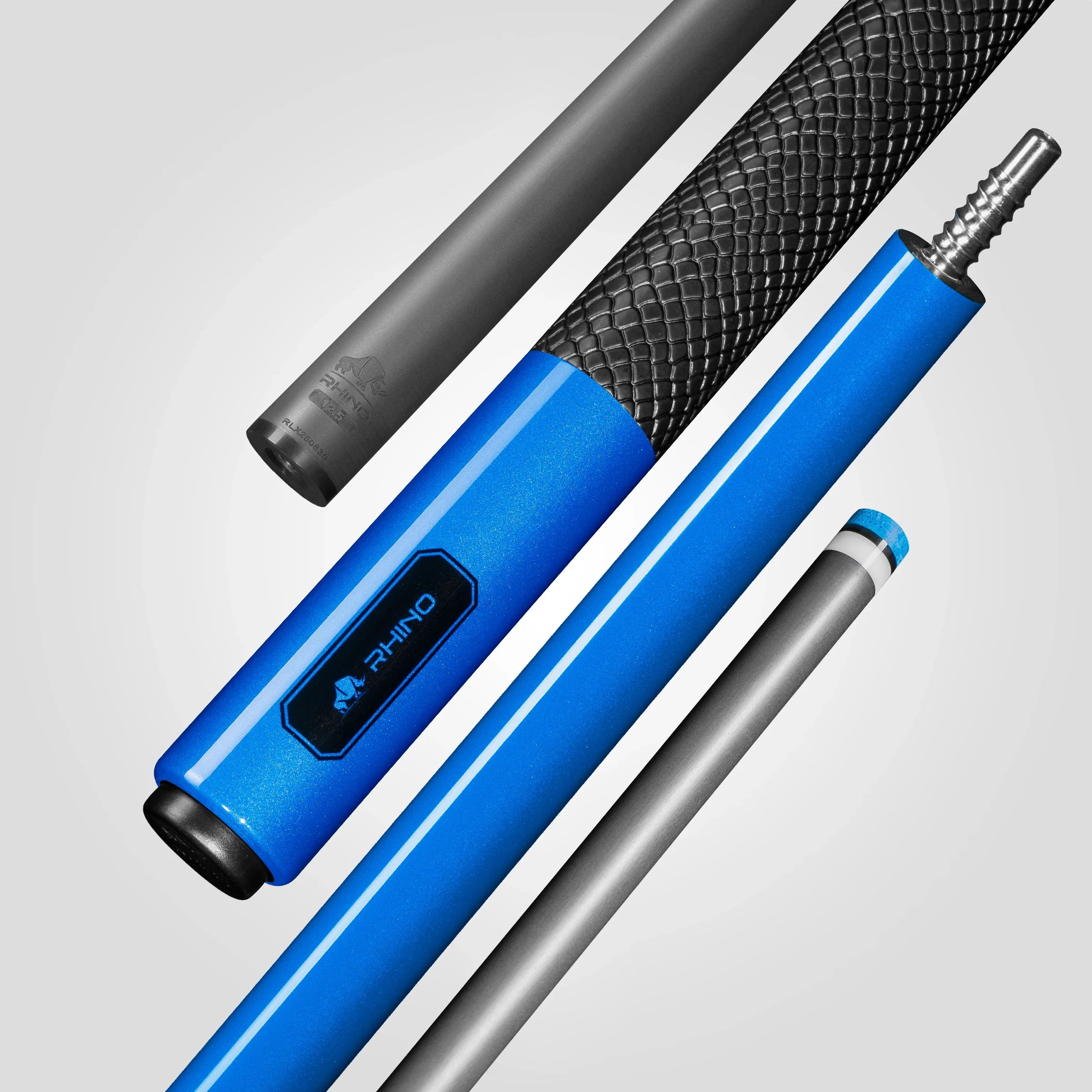 Rhino Luminax Sport Wrap Pool Cue, Ocean Blue