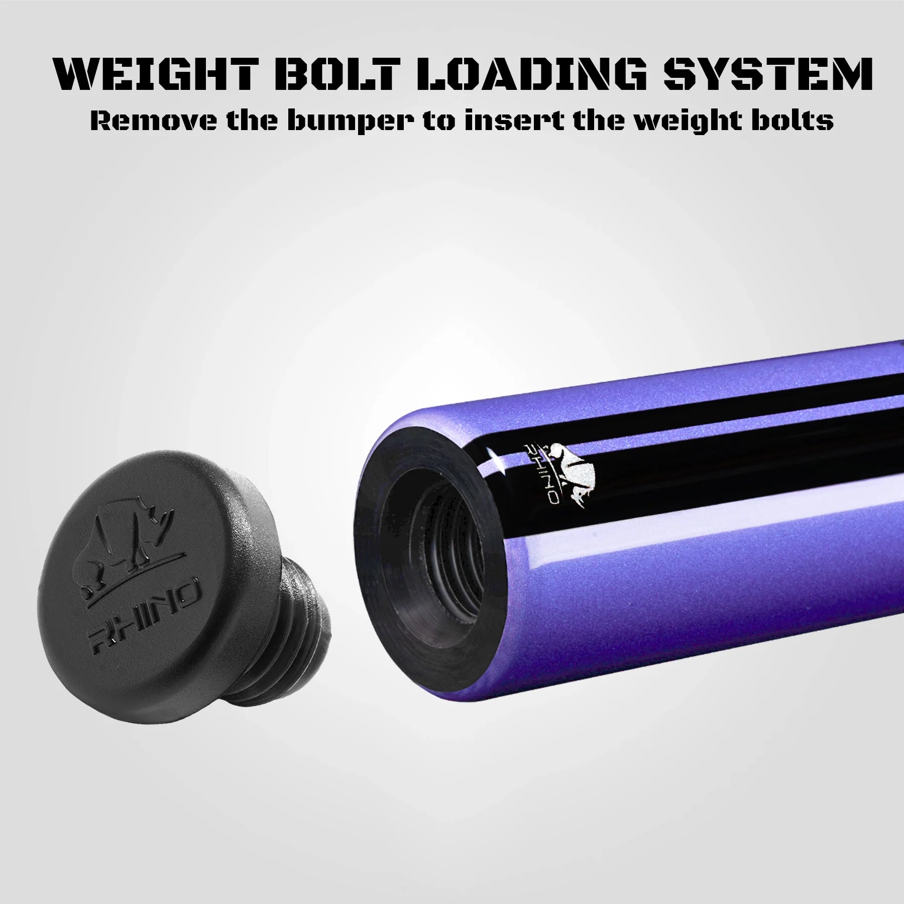 Rhino Nebula 2 Sport Wrap Pool Cue, Amethyst Purple