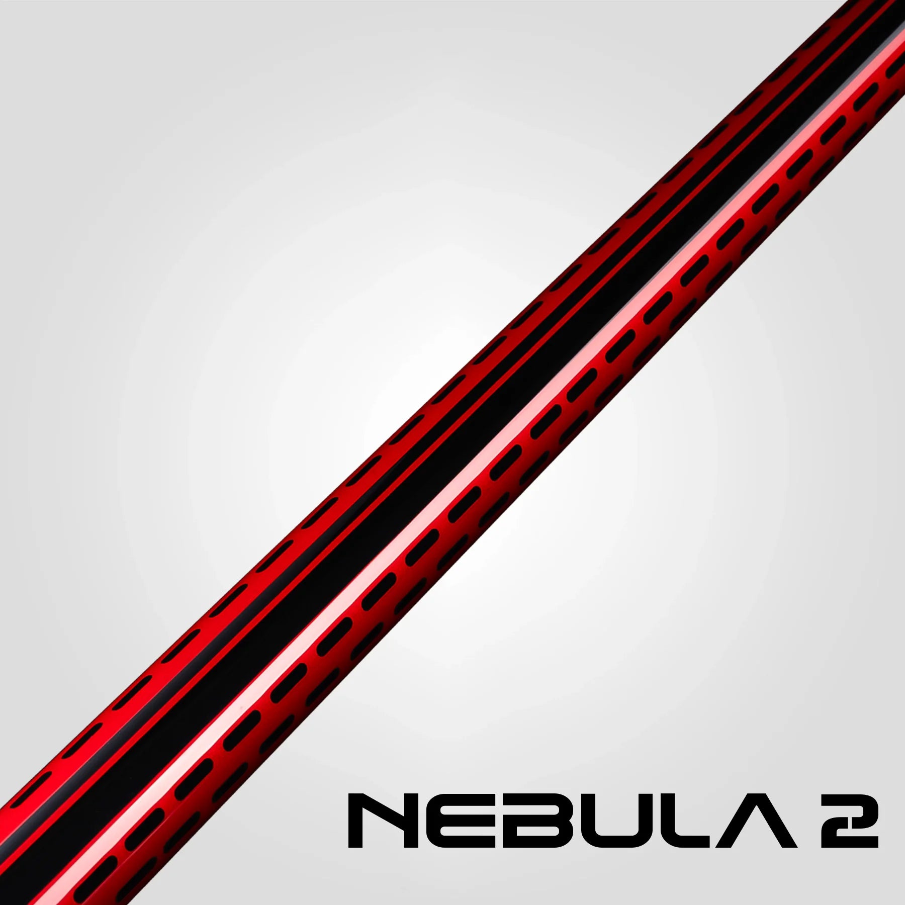 Rhino Nebula 2 Wrapless Pool Cue, Crimson Red