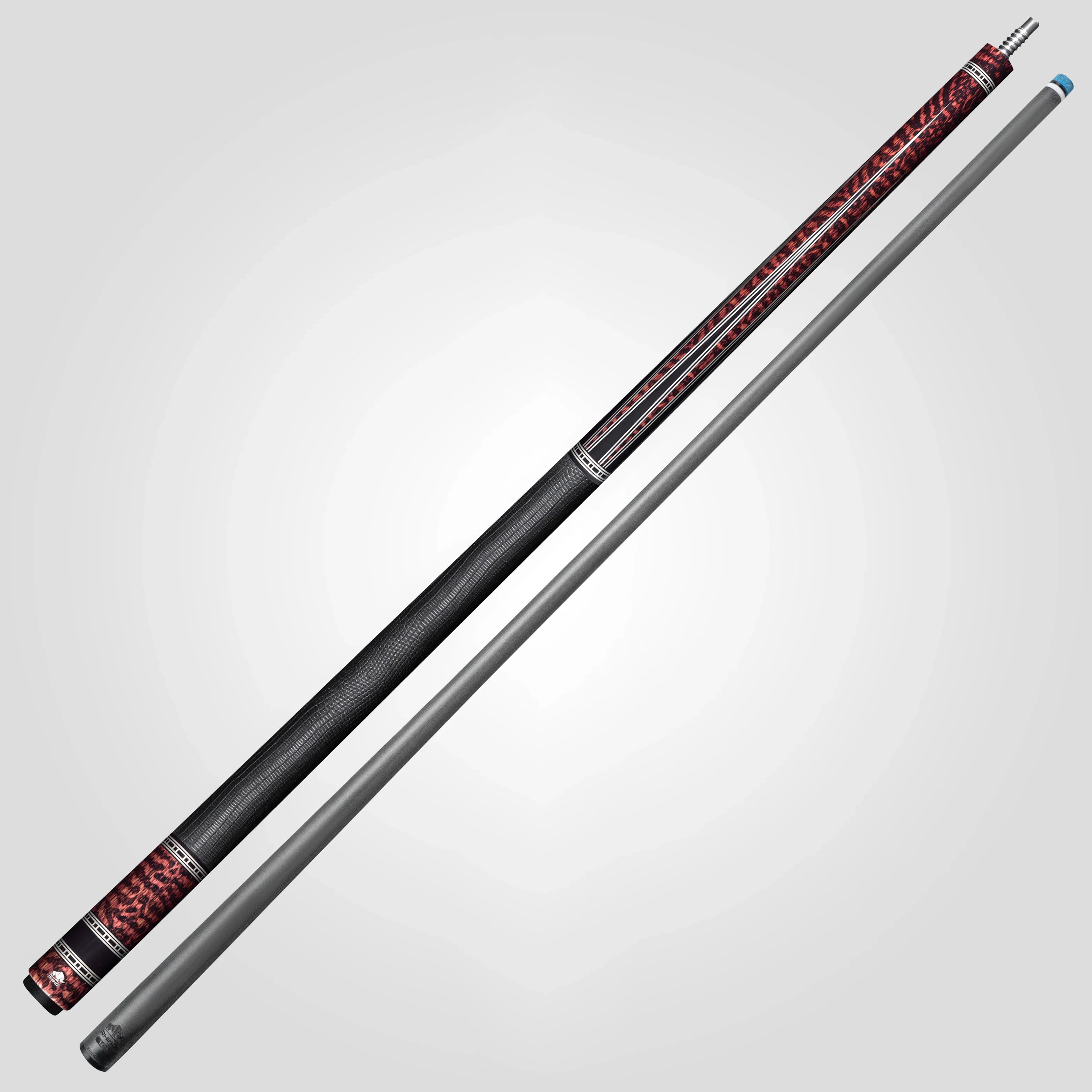 Rhino Retrô Lizard Embossed Microfiber Leather Wrap Pool Cue & Point, Snake