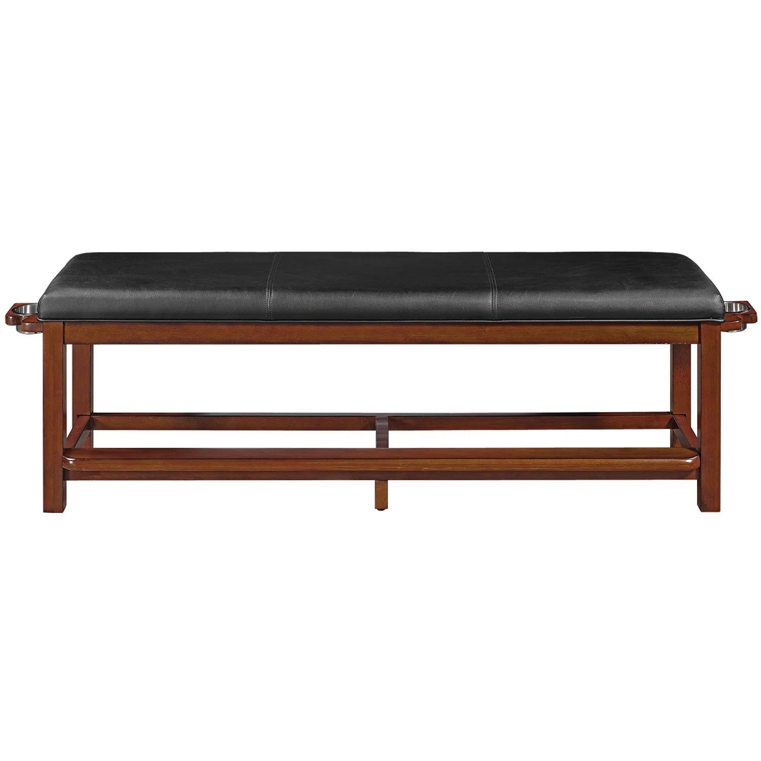 Ram Game Room Spectator Storage Bench - Chestnut