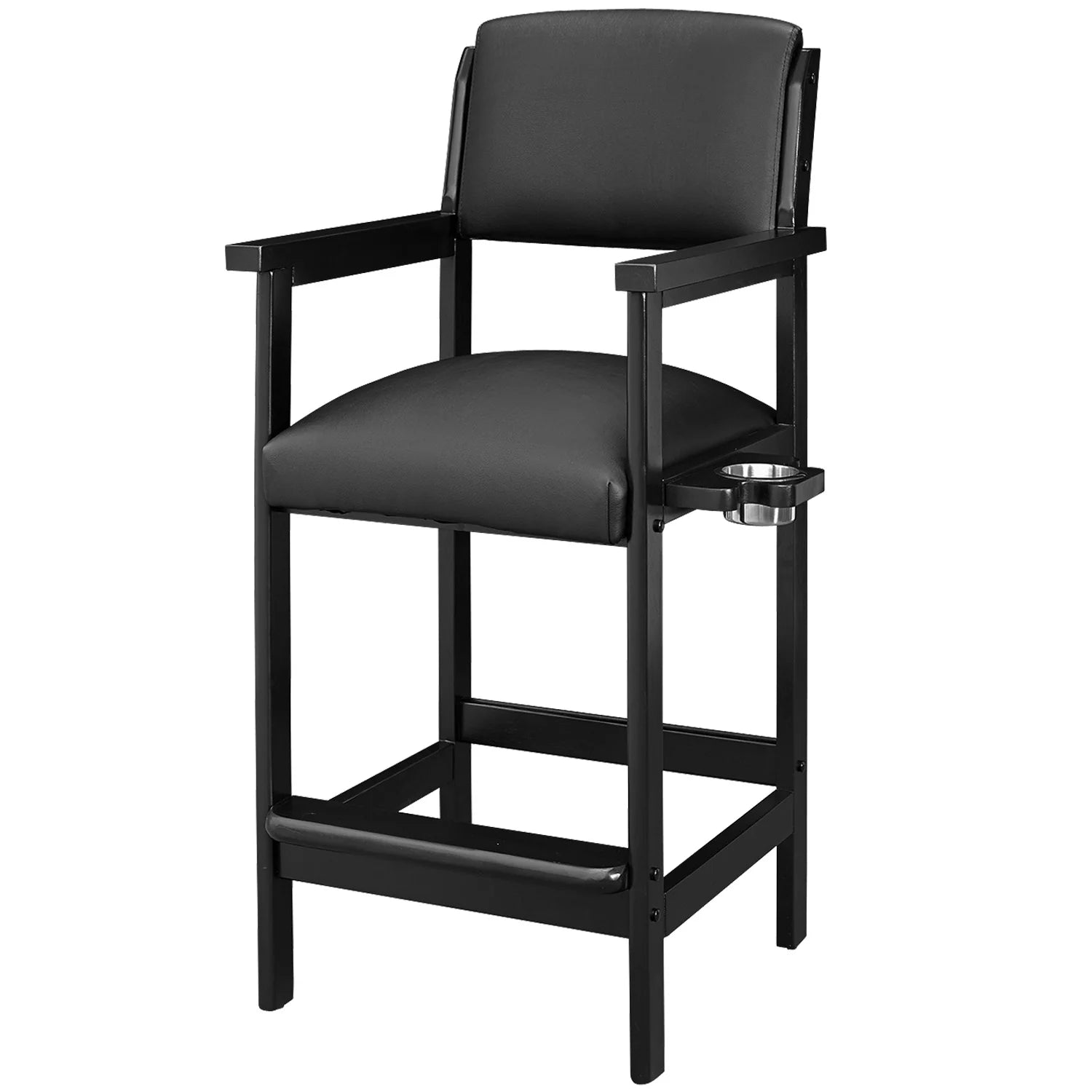 Ram Game Room Spectator Chair - Black