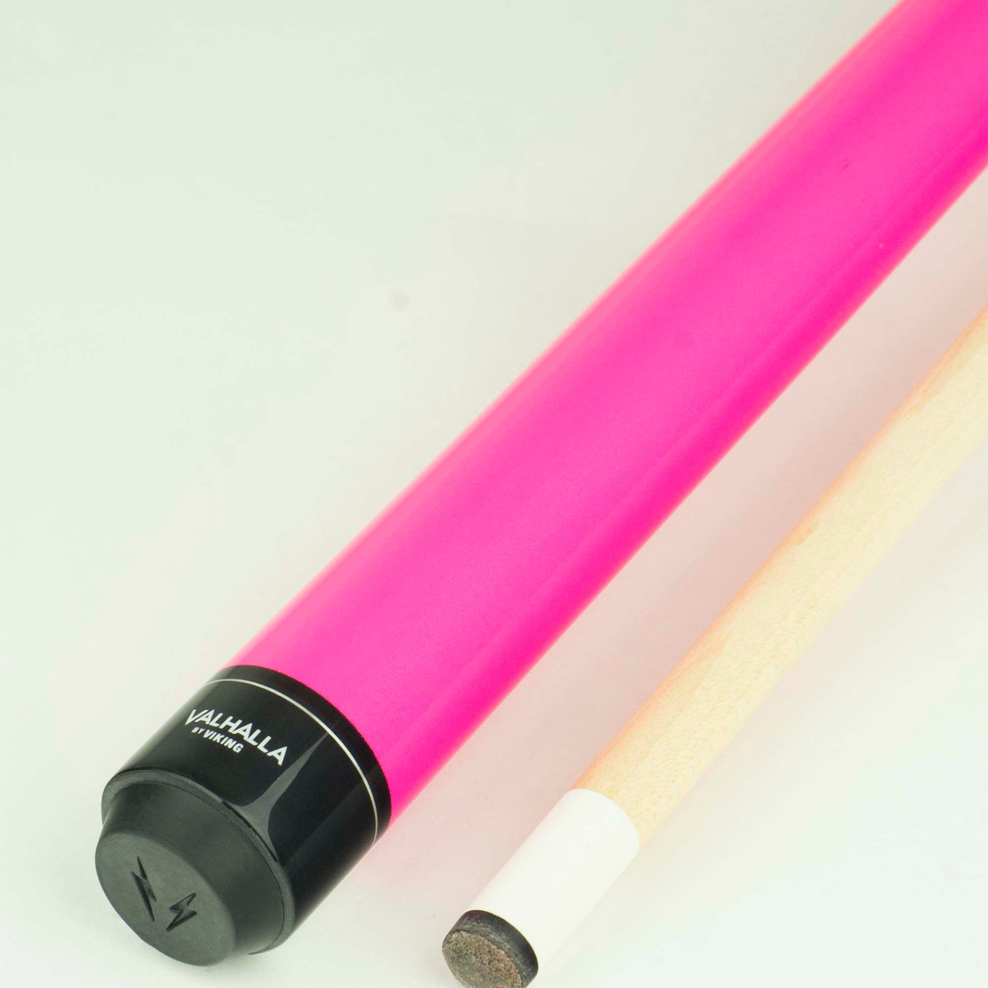 Valhalla by Viking Series 100 VA106 Hard Rock Maple Cue, Ultra Pink Opaque