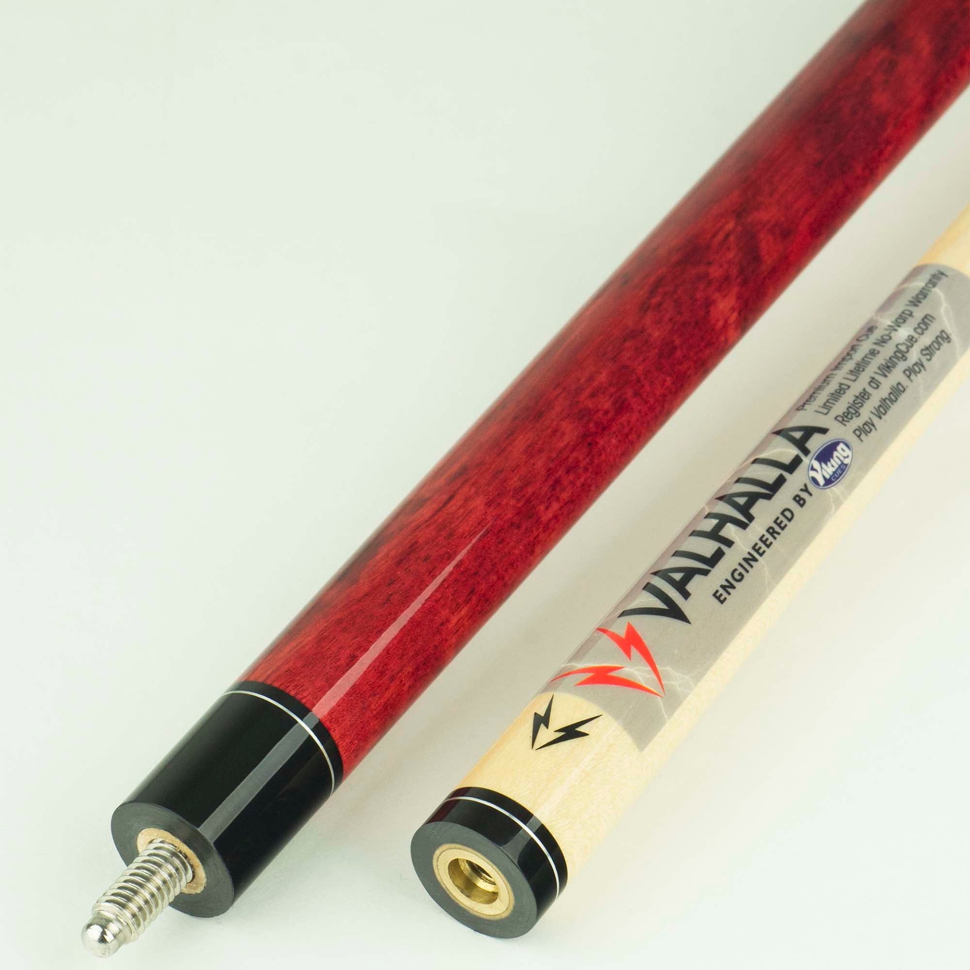 Valhalla by Viking Series 120 VA114 Hard Rock Maple Cue, Red Stain