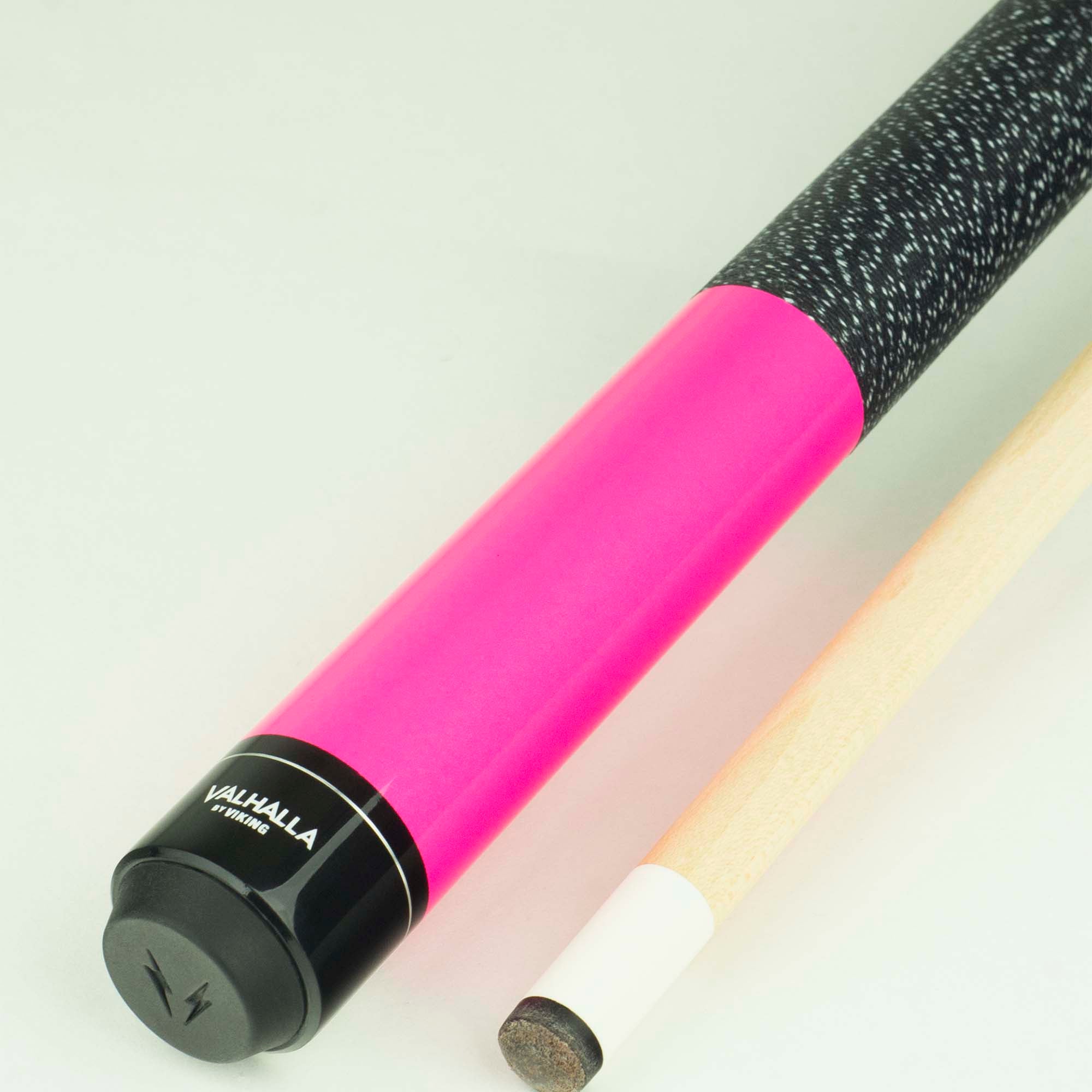 Valhalla by Viking Series 120 VA116 Hard Rock Maple Cue, Ultra Pink Opaque