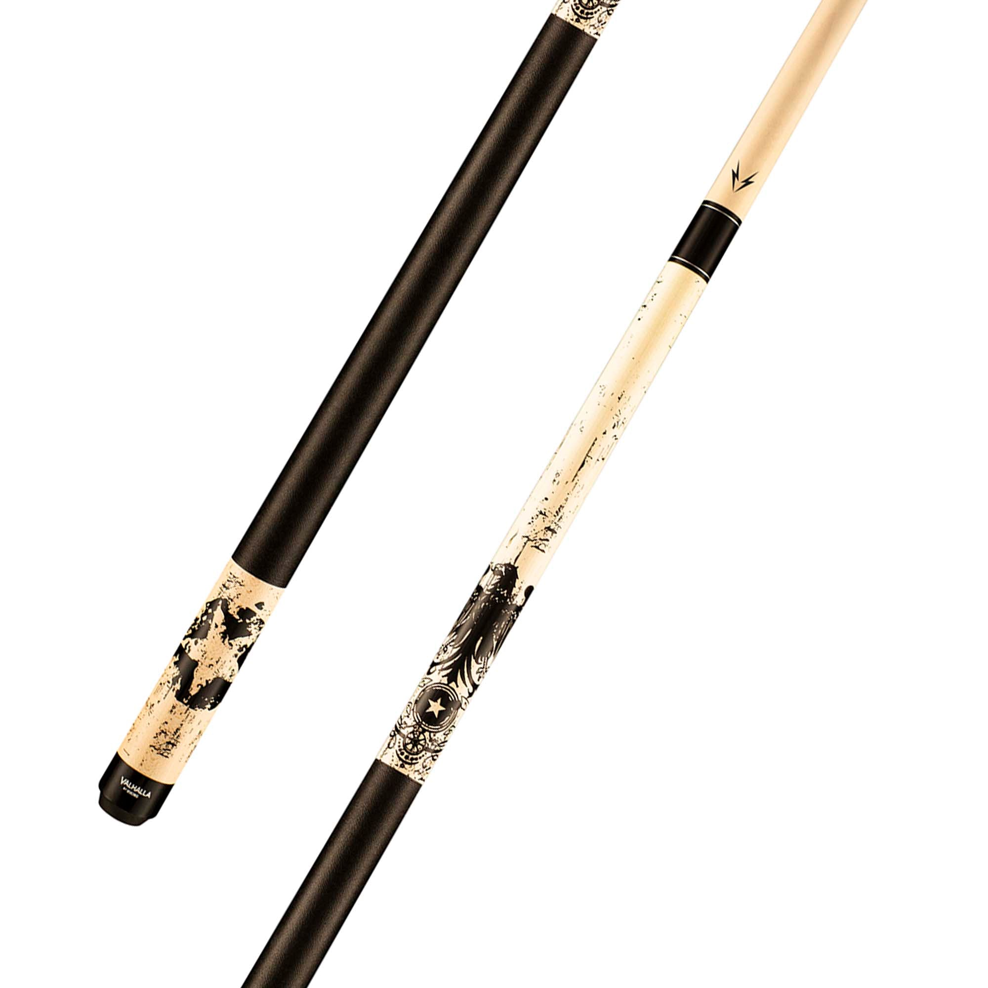 Valhalla by Viking Series 400 VA450 Hard Rock Maple Cue, Hd Graphic Transfers