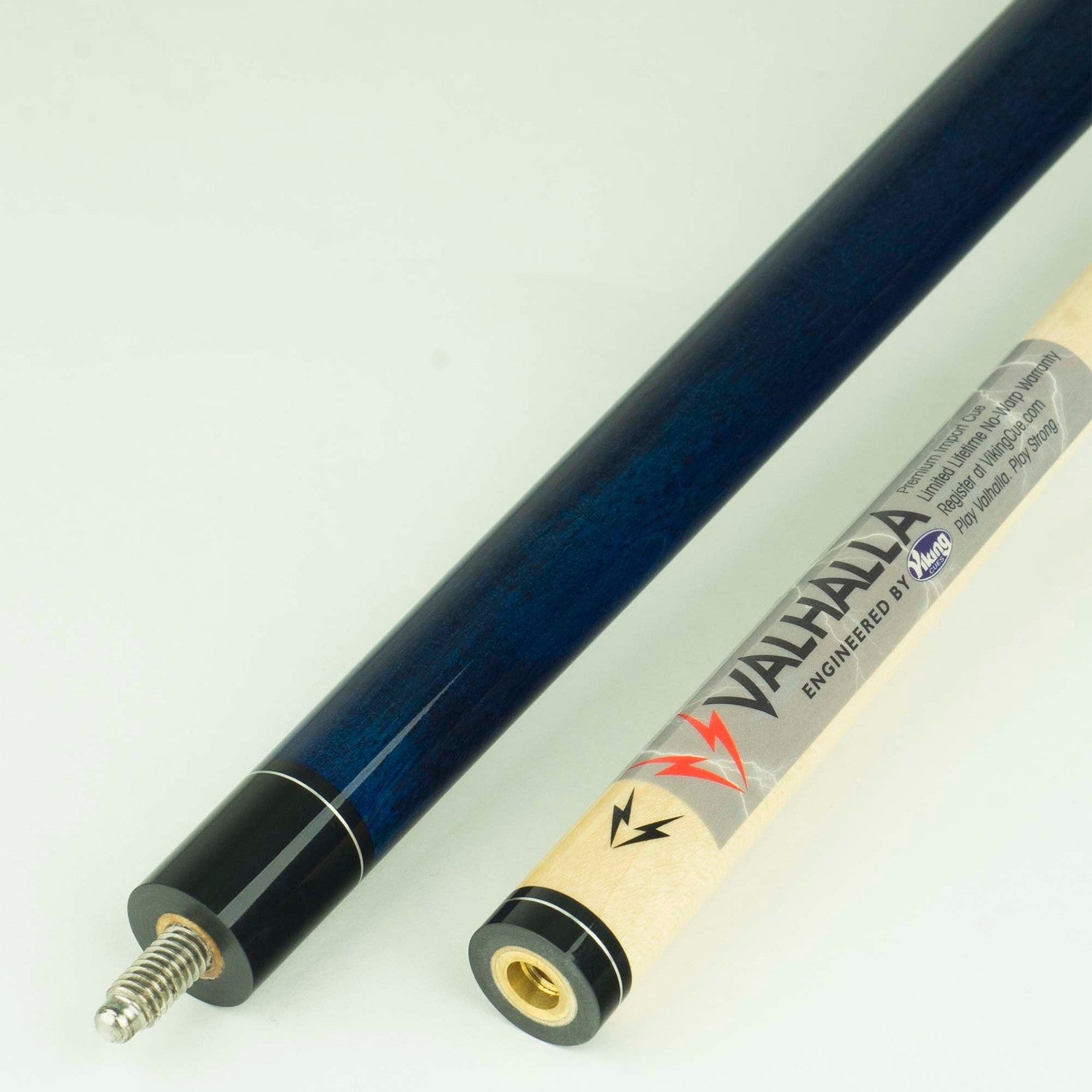 Valhalla by Viking Series 100 VA103 Hard Rock Maple Cue, Blue Stain