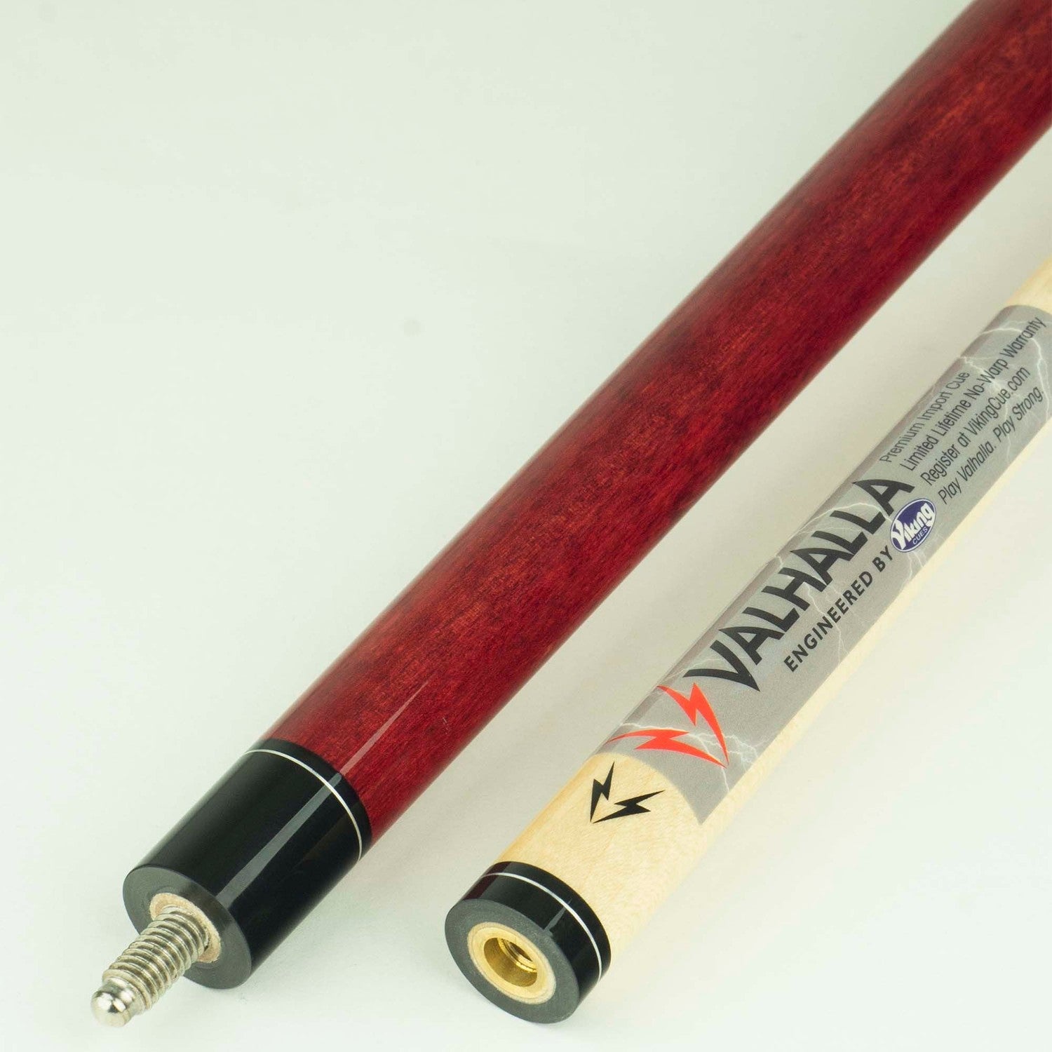 Valhalla by Viking Series 100 VA104 Hard Rock Maple Cue, Red Stain