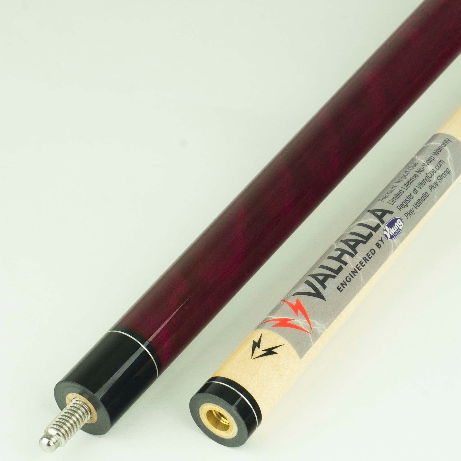 Valhalla by Viking Series 100 VA107 Hard Rock Maple Cue, Purple Stain