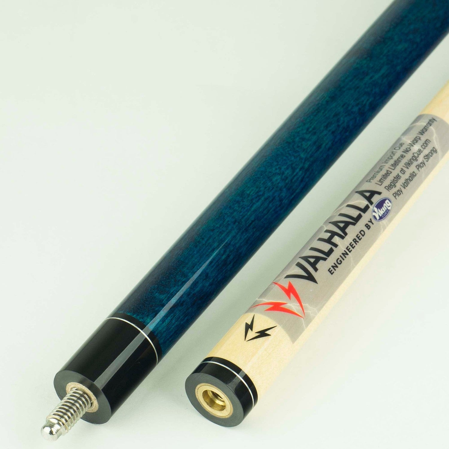 Valhalla by Viking Series 120 VA113 Hard Rock Maple Cue, Blue Stain