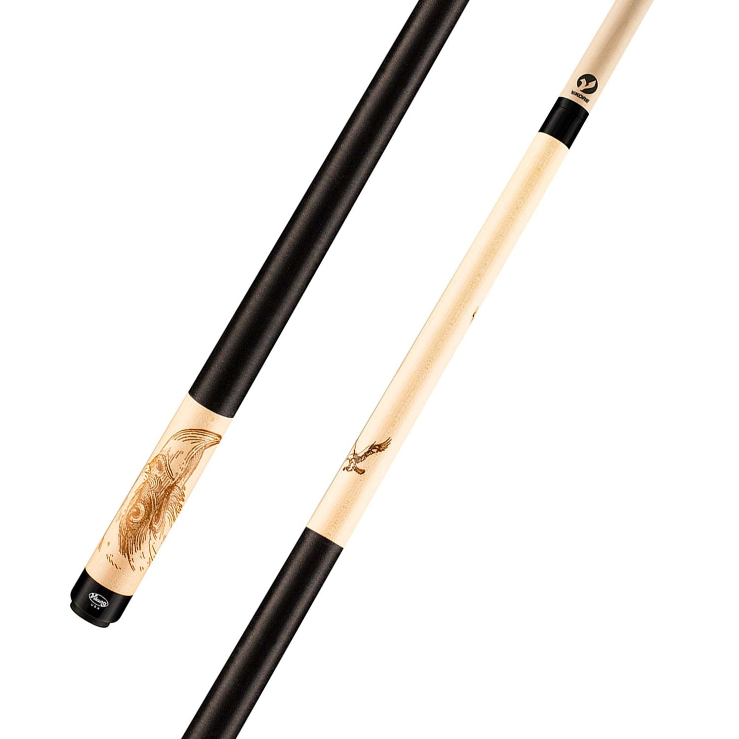 Viking DE0400 Northwoods Maple Cue, Laser Engraved Eagle