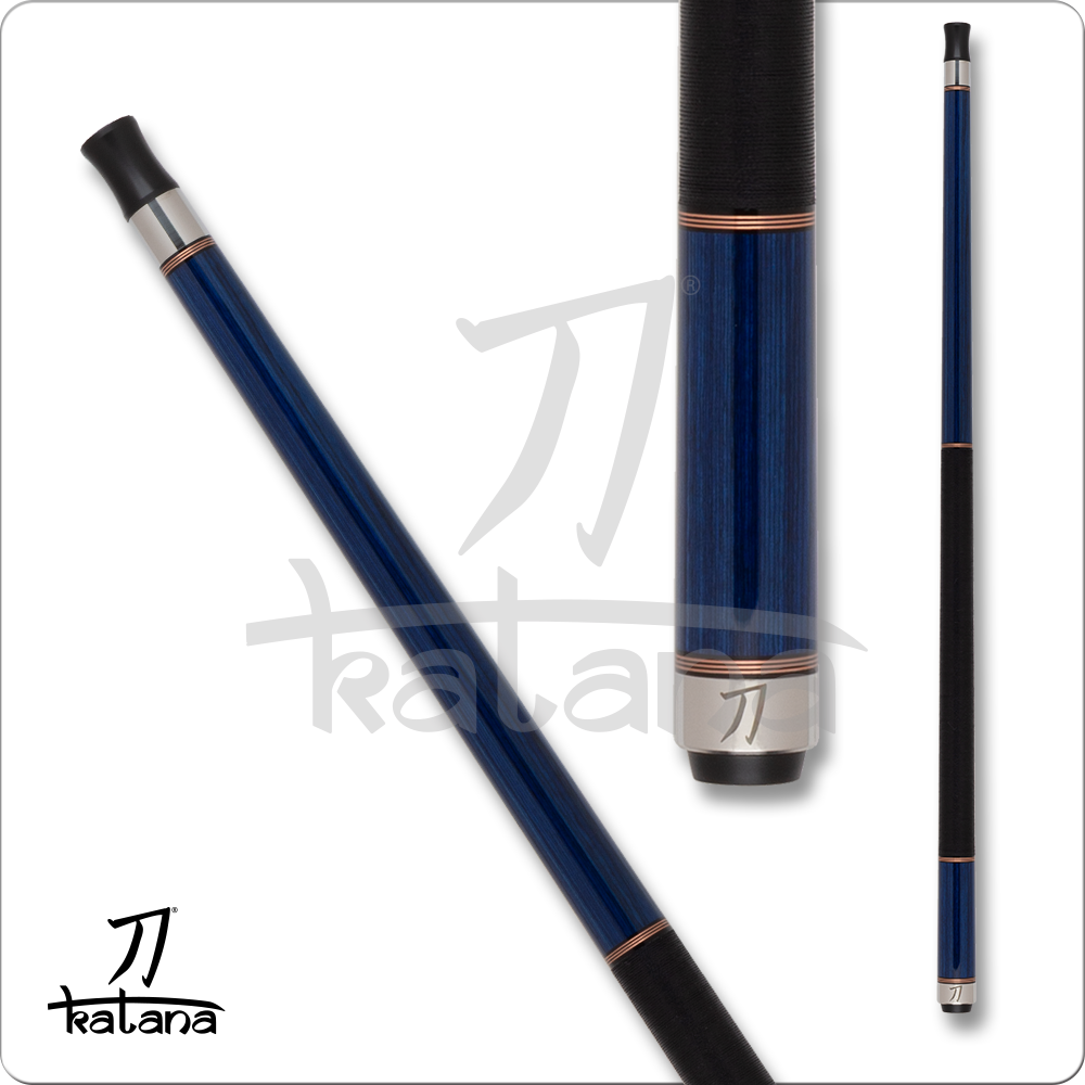 Katana Dragon KAT2502 Cue with Carbon Fiber Shaft - Blue