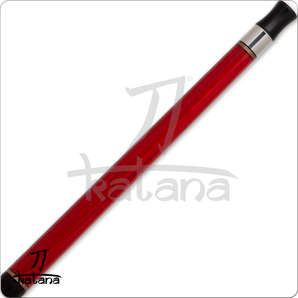 Katana Dragon KAT2504 Cue with Wood Shaft - Red