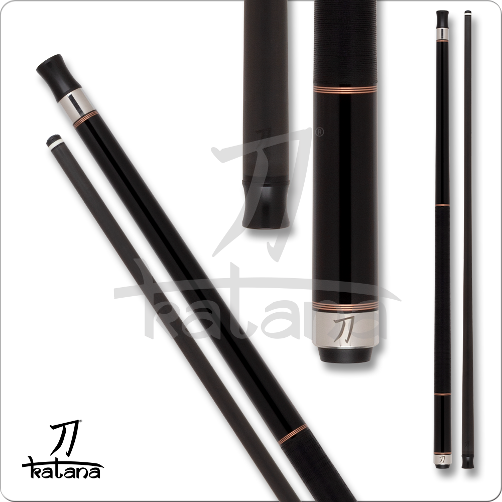 Katana Dragon KAT2505 Cue with Carbon Fiber Shaft - Black